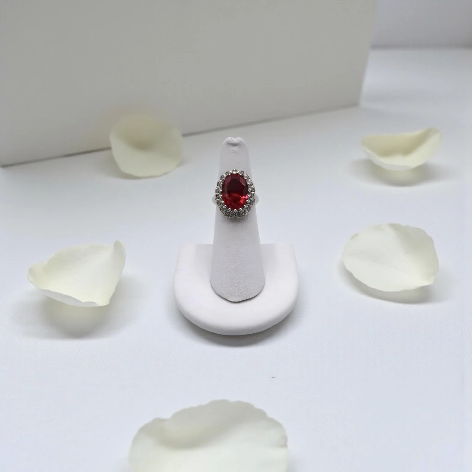 4 CT RUBY ENGAGEMENT RING