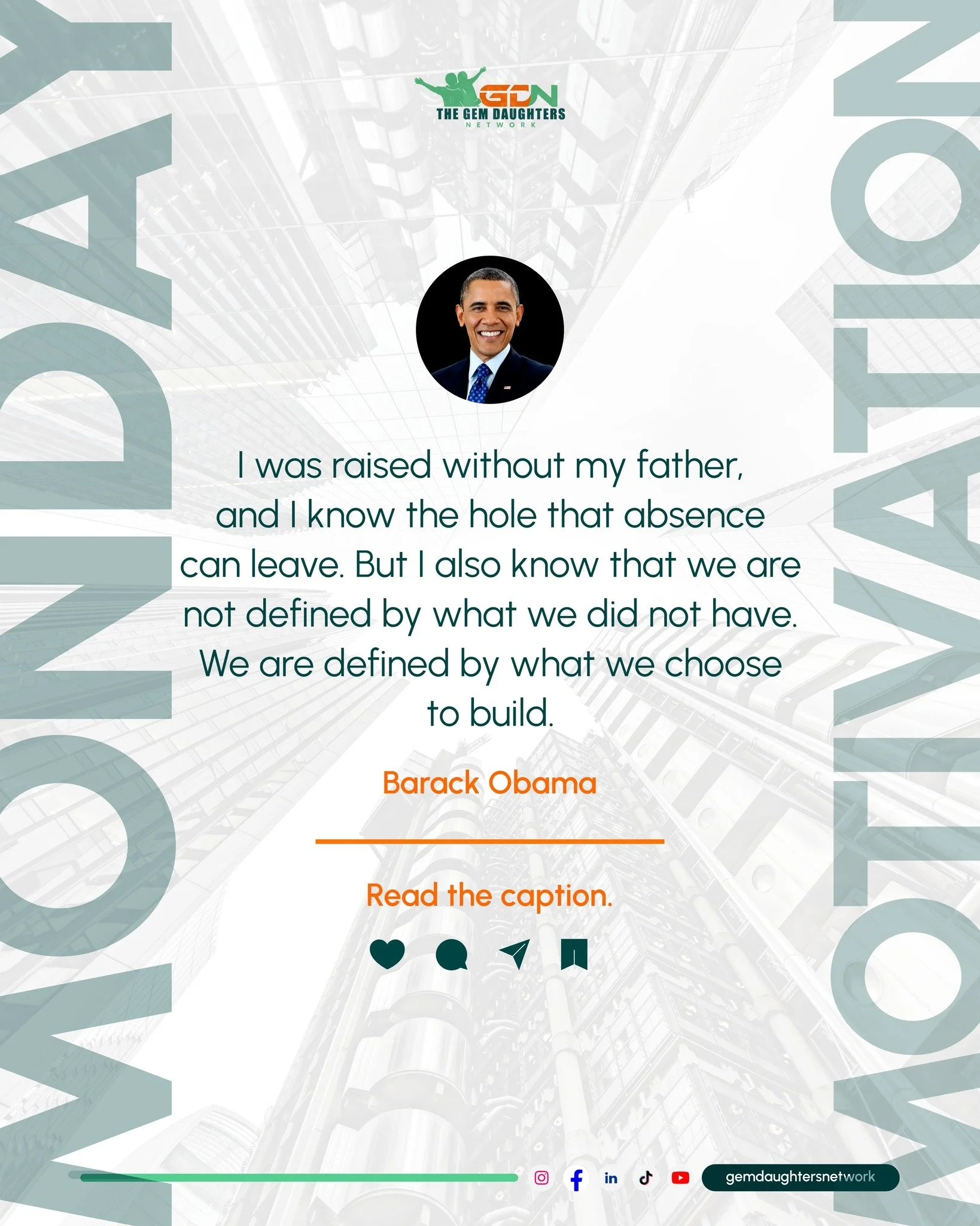 Fatherlessness may leave a hole, but it does not erase your worth. 💚

This week, remember that you are more than what you lacked. You are becoming who you were always meant to be. 🌿✨

#MondayMotivation #Fatherlessness #HealingJourney #EmotionalHeal