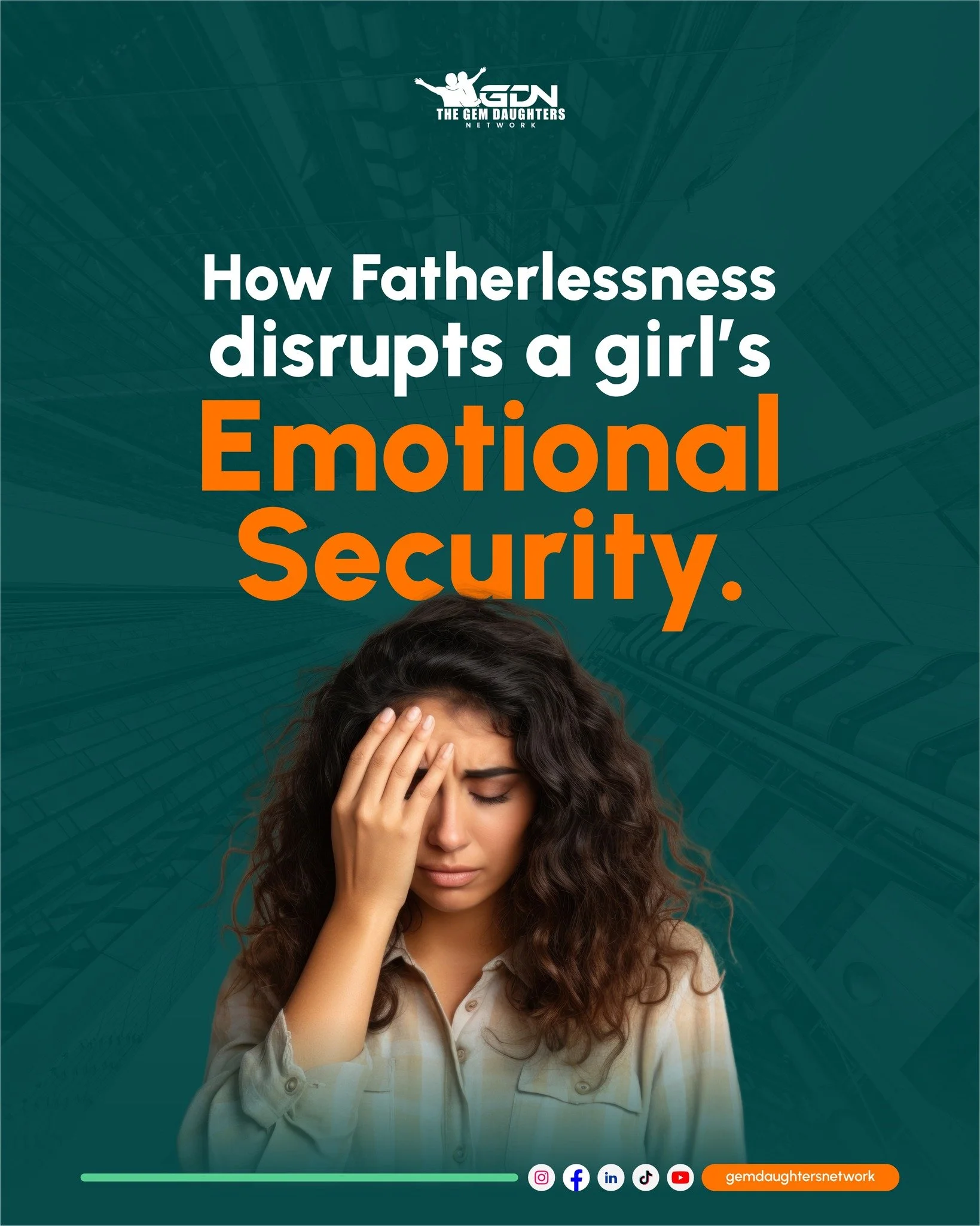Sometimes the toughest battles aren&rsquo;t loud&hellip; they&rsquo;re the silent ones happening inside the heart.

Fatherlessness doesn&rsquo;t just leave a physical absence. It shapes how a girl learns to trust, to love, and to feel safe.

But emot