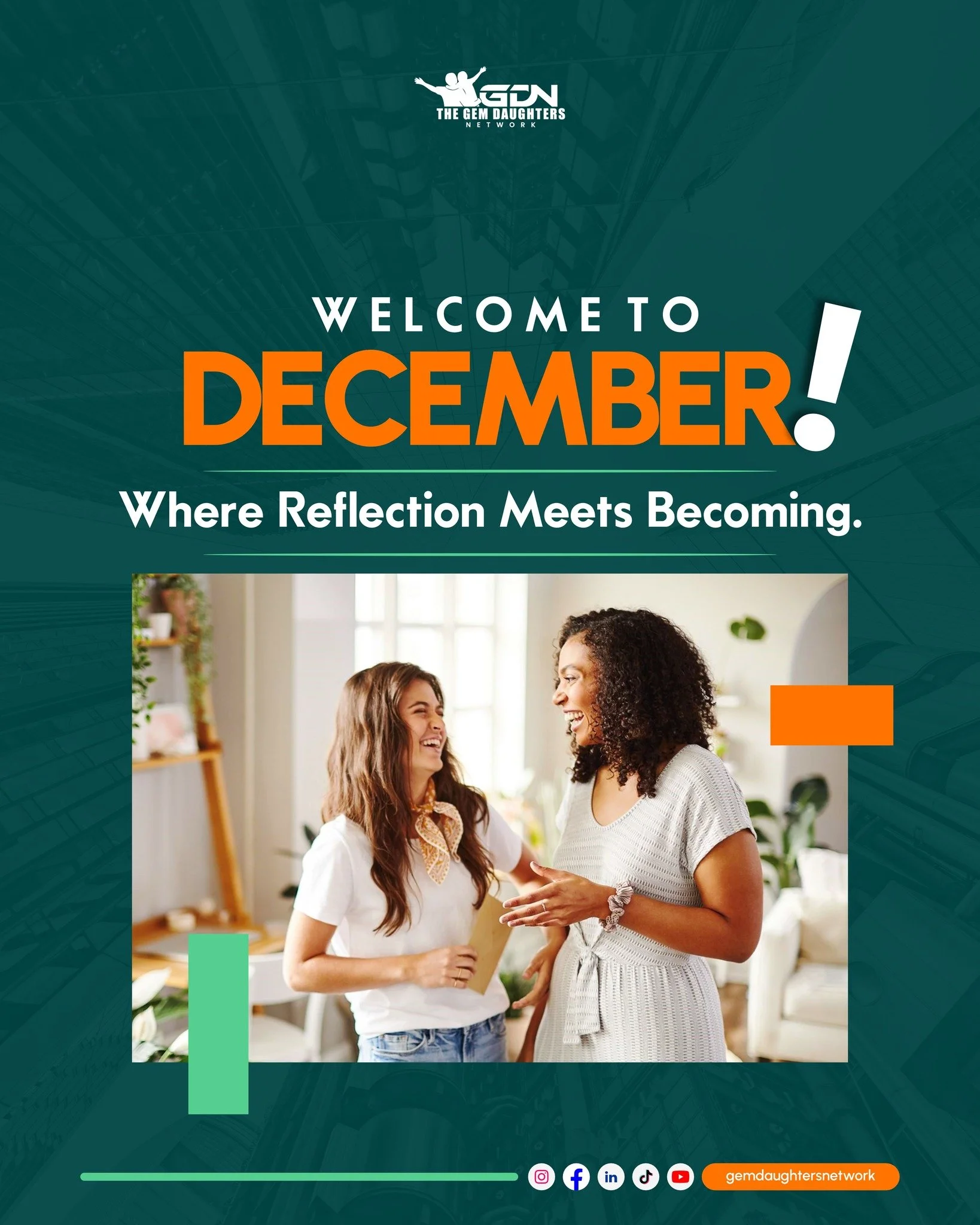 Happy New Month, Priceless GEMS!

December invites you to pause, breathe, and look gently at how far you&rsquo;ve come. Not with regret, but with recognition. 

This month, let reflection guide you and becoming strengthen you. Welcome to December, pr
