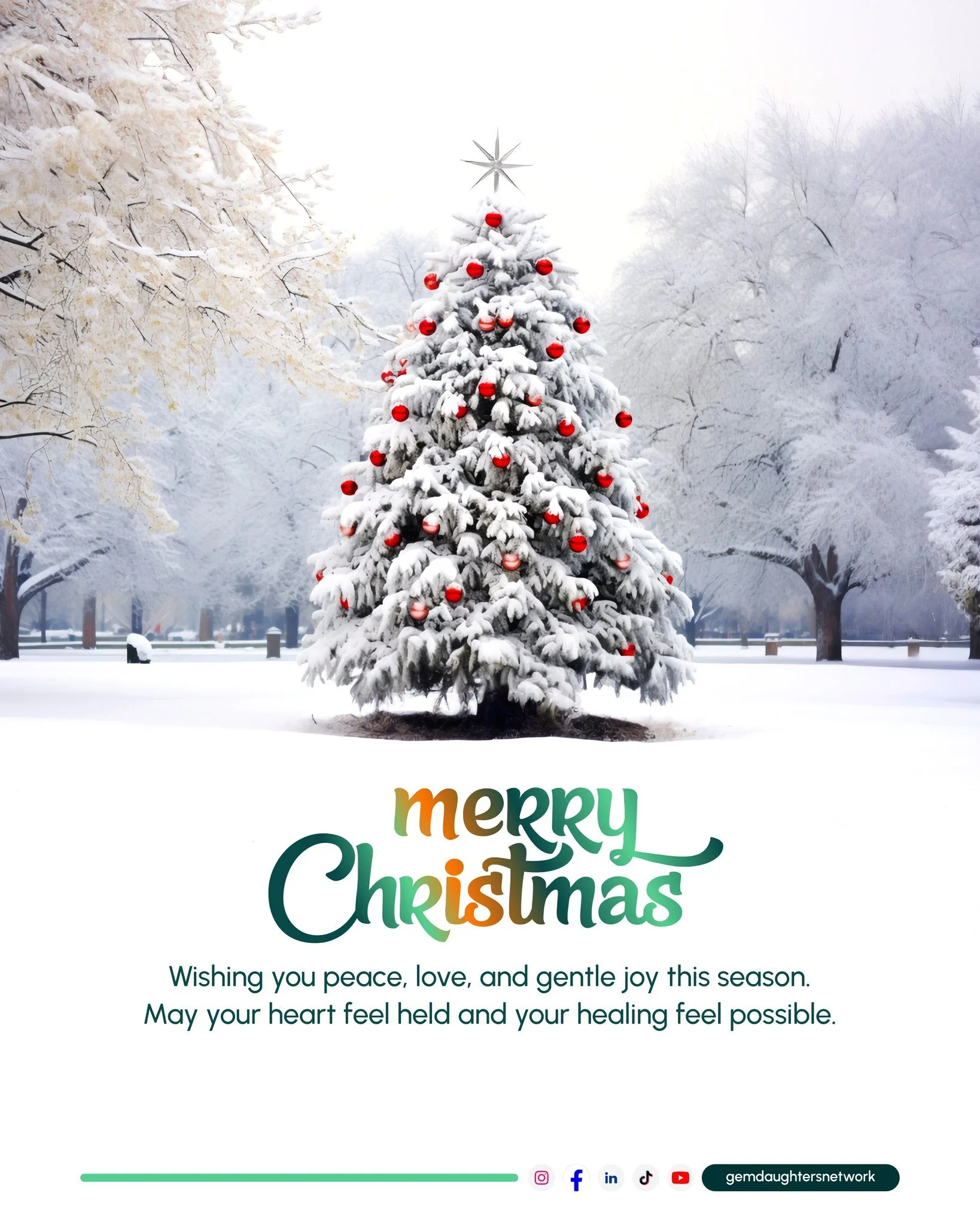 Merry Christmas to all Priceless GEMs. 

It's a season to breathe deeper, soften your heart, and trust the healing work unfolding within you. You are held, you are becoming, and you are never alone on this journey. 💚✨

Enjoy the season with a renewe