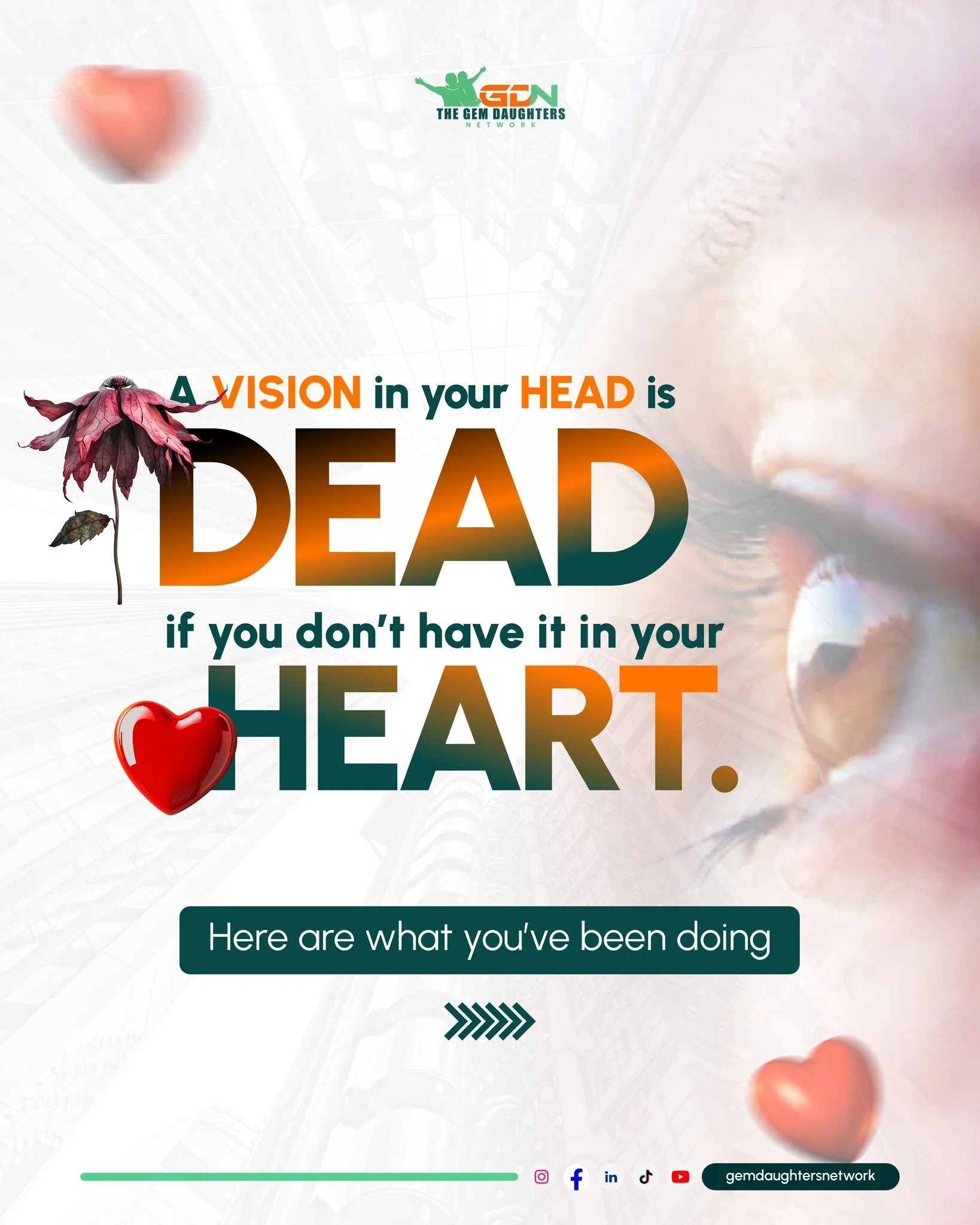 Priceless GEM, Stop letting your vision live only on your wall &mdash; root it in your heart and watch it transform your life. 💛

Take action today: watch the replay, download the C3 Self-Reflective Blueprint, subscribe, and join our community.

#Ri