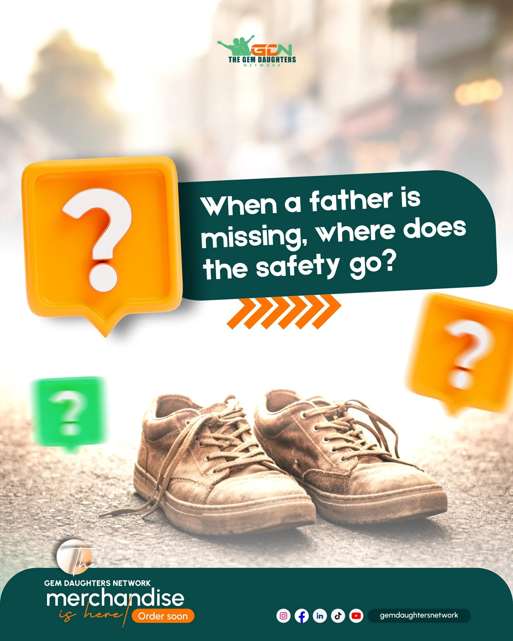 If you&rsquo;ve ever asked this question&hellip; 

&ldquo;When a father is missing&hellip; where does safety go?&rdquo;

Here&rsquo;s the truth.
It doesn&rsquo;t disappear. You just grow up trying to figure it out on your own. Trying to tell the diff