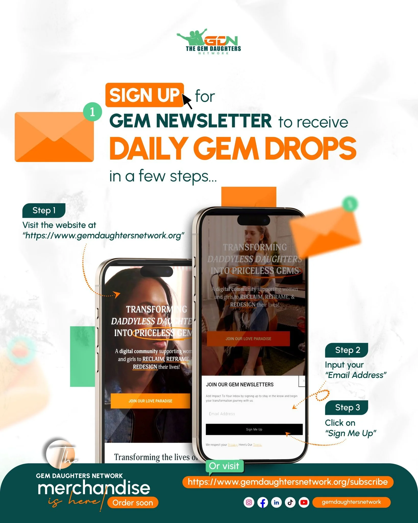 Every day, there's a little reminder that you are seen, you matter, and your story is still becoming. 

Sign up for the GEM Newsletter and start receiving your Daily GEM Drops - gentle words, healing truths, and the kind of support that meets you rig