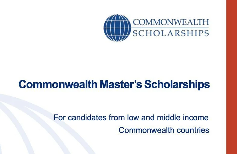 Commonwealth Master's Scholarships 2027/2028 (Fully-funded)