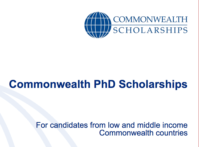  Commonwealth PhD Scholarships 2027/2028 (Fully-funded)