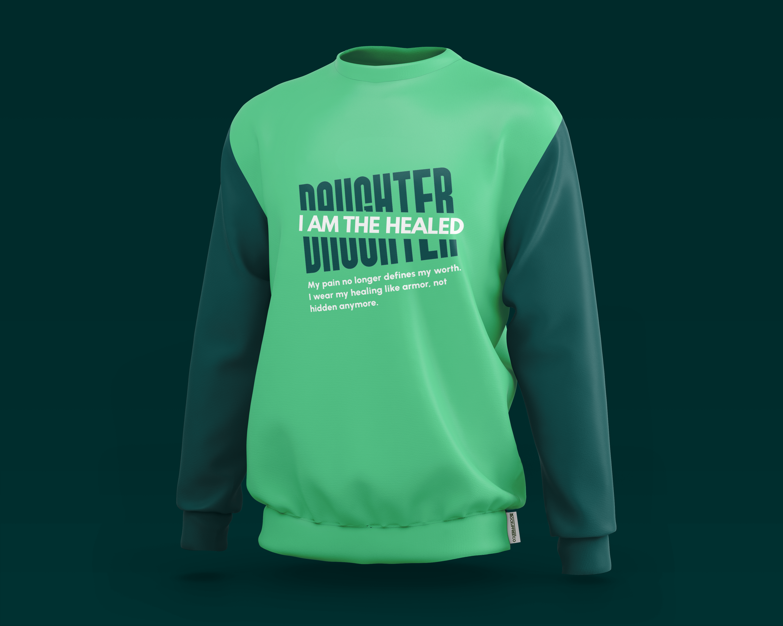 I am the healed daughter - teal - front.png