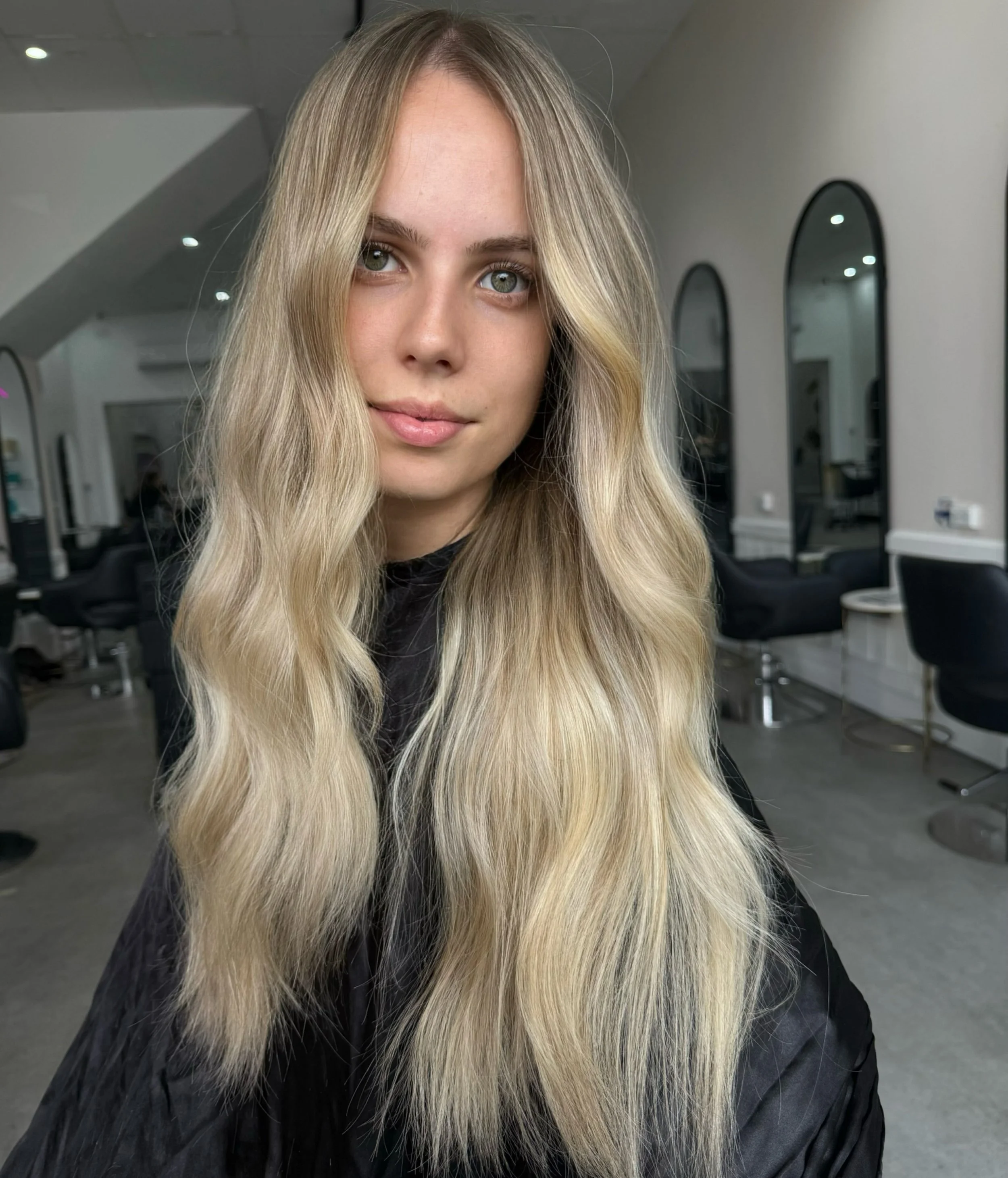Blonde perfection🤍✨

A full head of foils creating the dreamiest creamy blonde, with soft dimension, seamless blending &amp; a beautiful, bright finish.

Styled and created by @taylor_kokohairandco 

Your next blonde refresh is calling at Koko Hair 