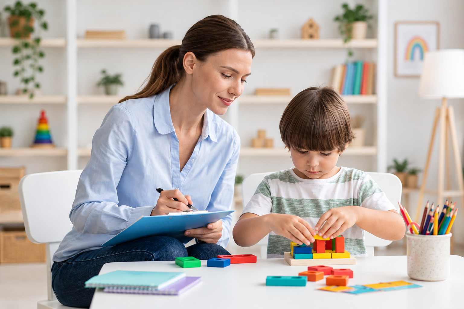 Occupational therapist supporting a functional capacity assessment for NDIS