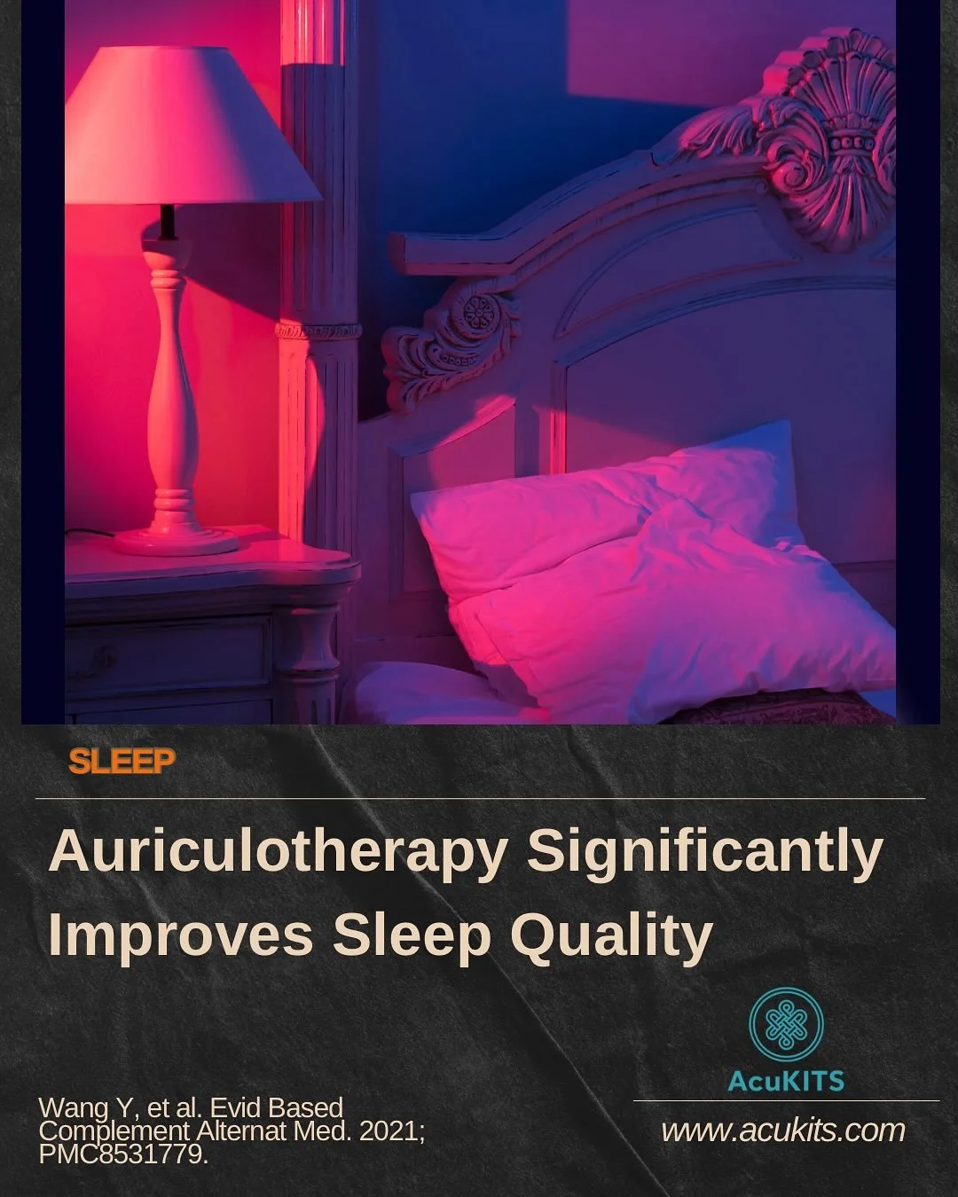 Auriculotherapy &amp; Better Sleep for Cancer Patients

A 2021 Systematic Review &amp; Meta-Analysis
👉🏼Examined 9 clinical trials with 688 cancer patients who had sleep problems.

👉🏼Assessed the effectiveness of auricular acupressure (ear seeds o
