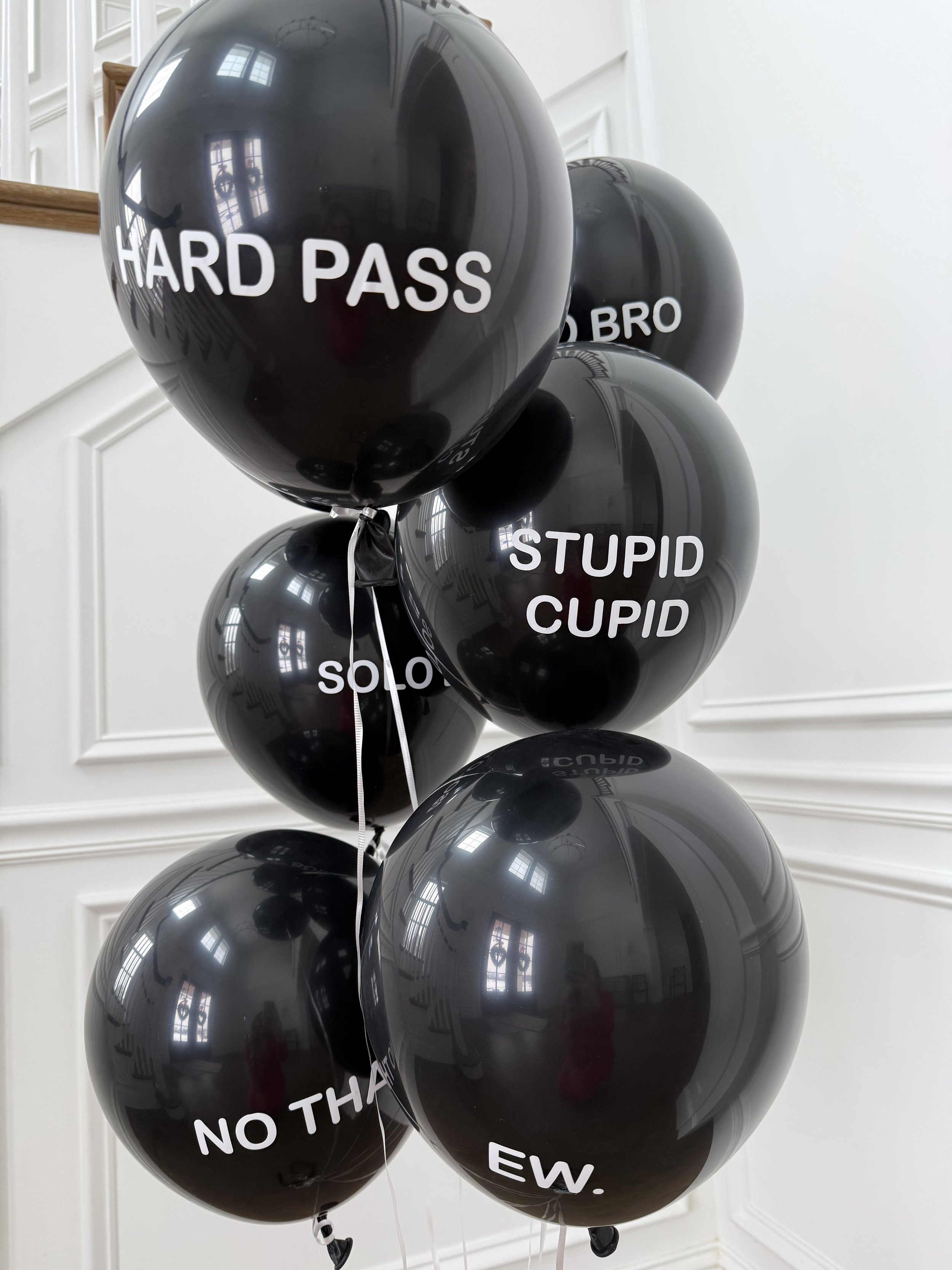 Valentine Balloon Bundle - Anti-Love Messages