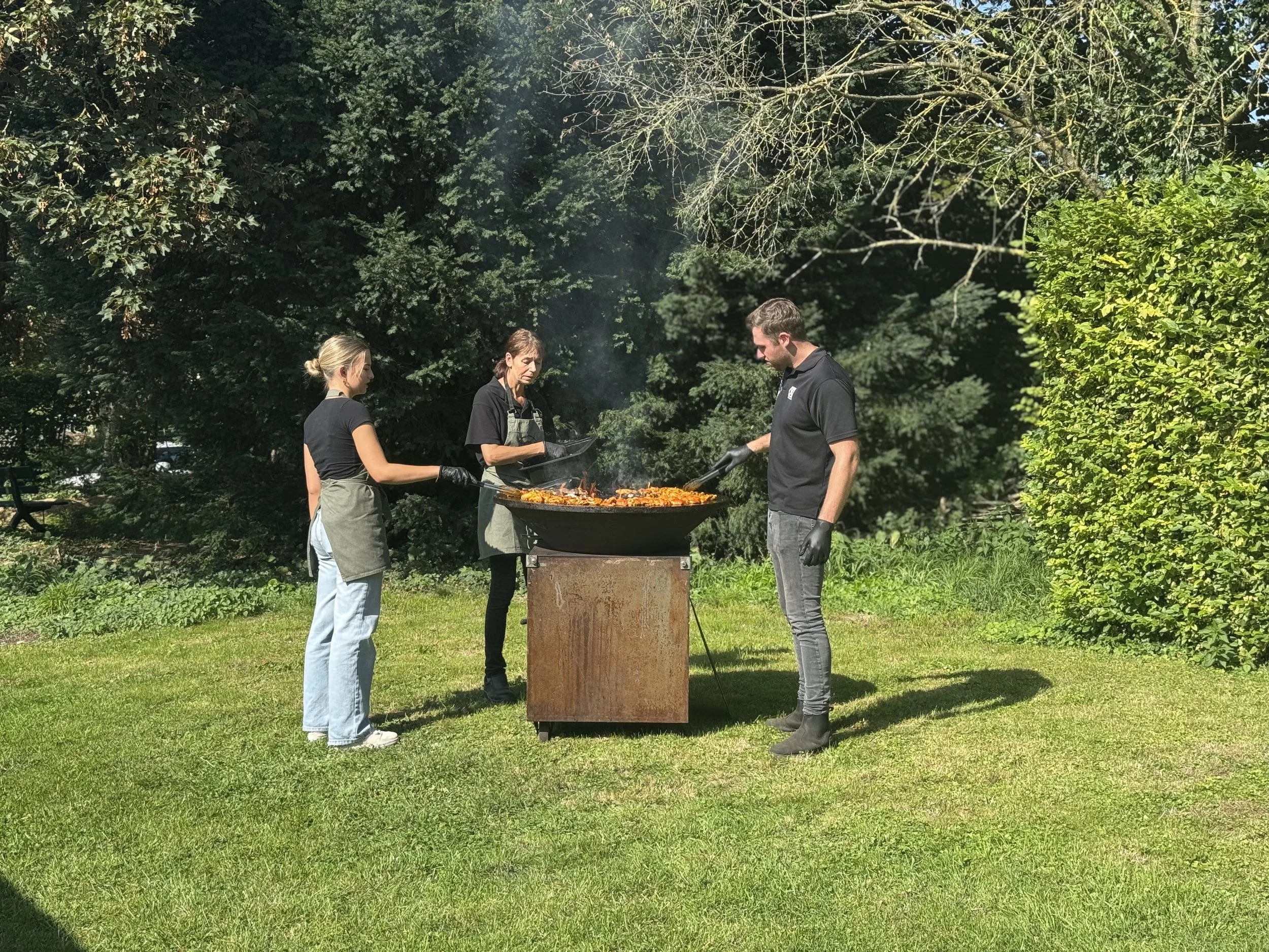 Gezellige jaarlijkse BBQ
