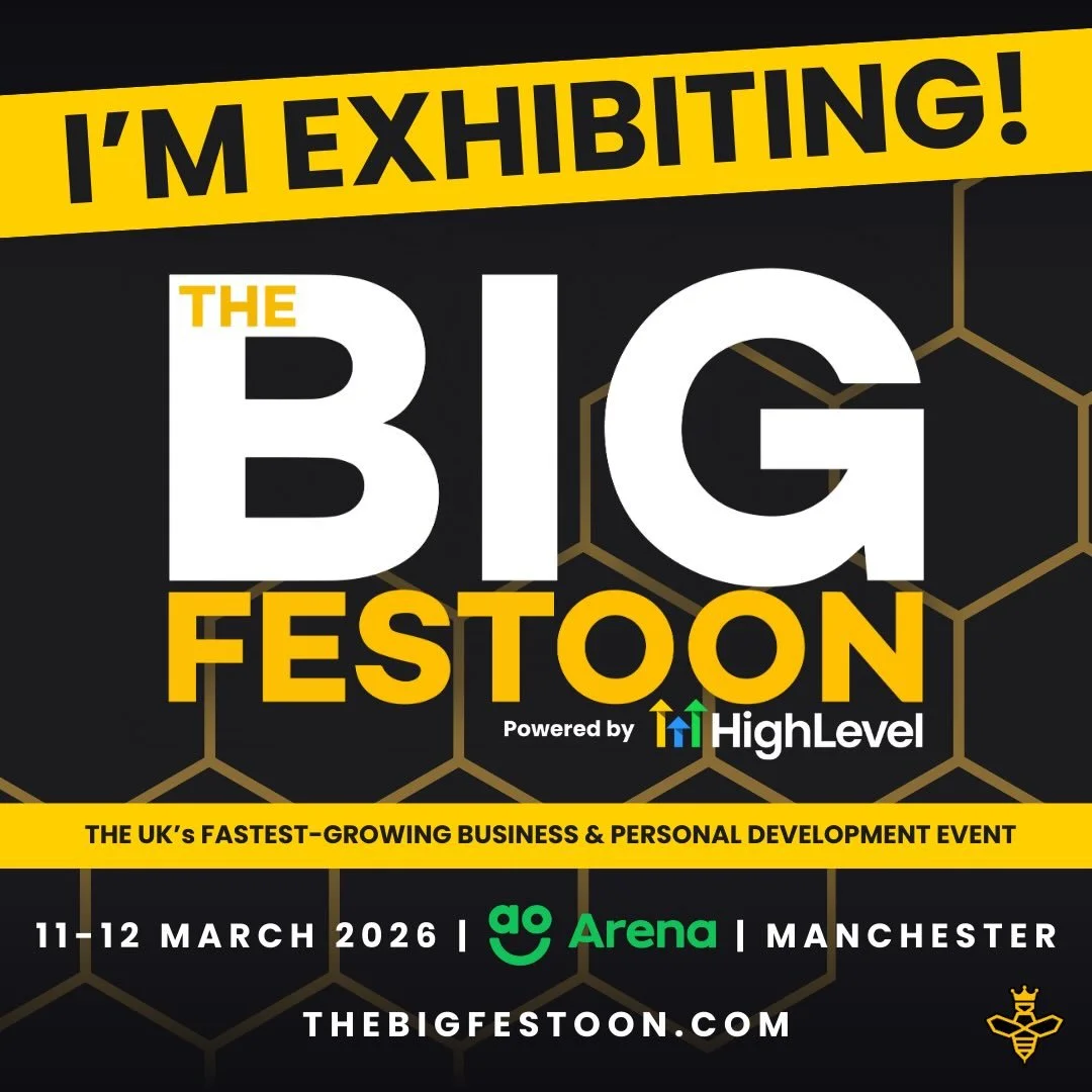 I&rsquo;m popping up at The Big Festoon ✨

And I&rsquo;m bringing a mini headshot studio with me.

If your current photos feel a bit&hellip; meh
or don&rsquo;t reflect who you are now this is for you.

📸 Mini Headshot Sessions
🗓 11th &amp; 12th Mar