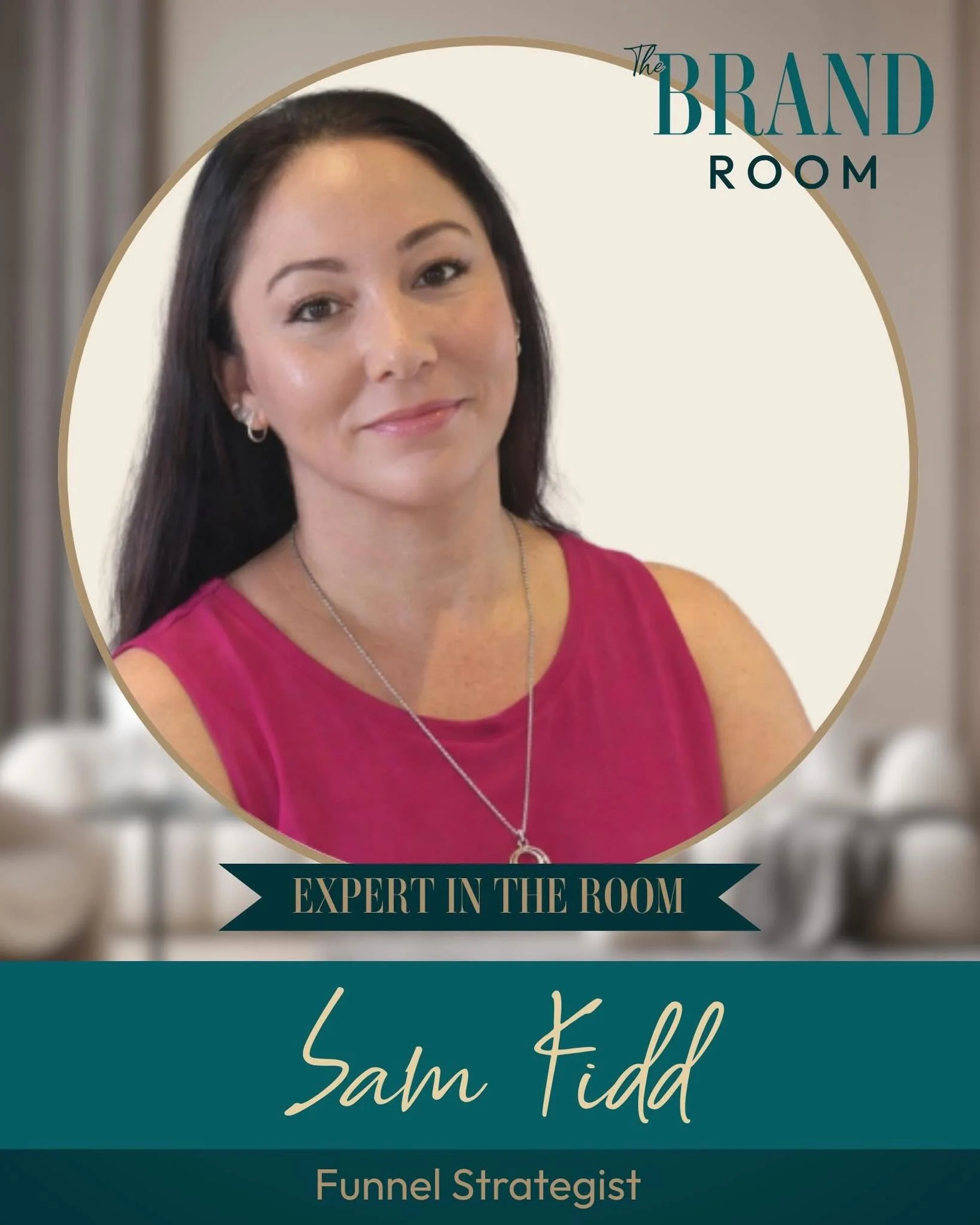 Another expert stepping into The Brand Room&hellip;

Meet Sam 

Sam Kidd is a funnel and conversion strategist with 14 years under her belt, helping service-based businesses stop the constant hustle for clients and start attracting them instead.

She