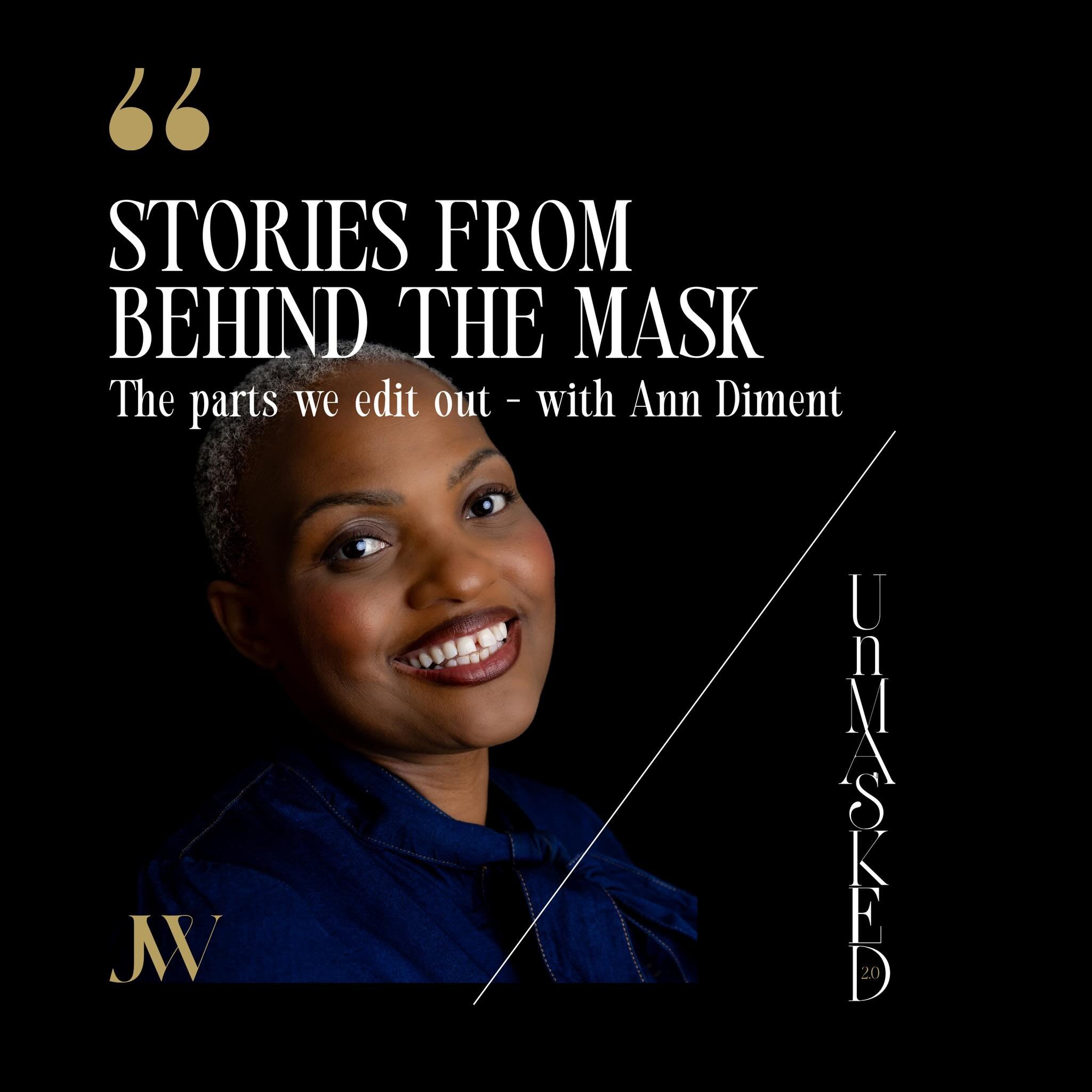 Every Wednesday at 9am, Stories from Behind The Mask - my brand new podcast -sits down with the incredible people who chose to be a part of my vision of UNMASKED.

This week, I&rsquo;m chatting with @thisis_precious MBA Construction &amp; Infrastruct