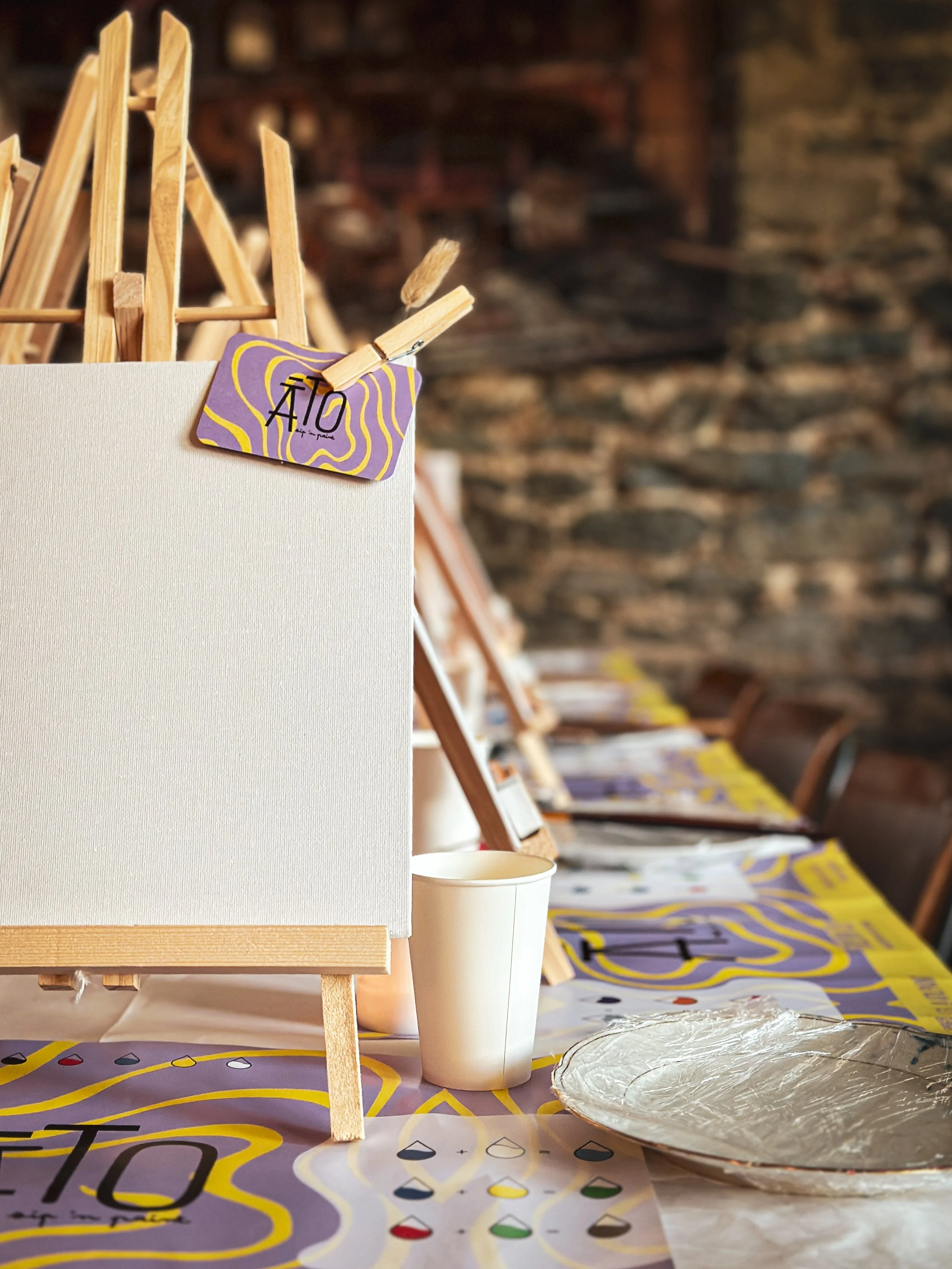 Sip 'n Paint begeleiding