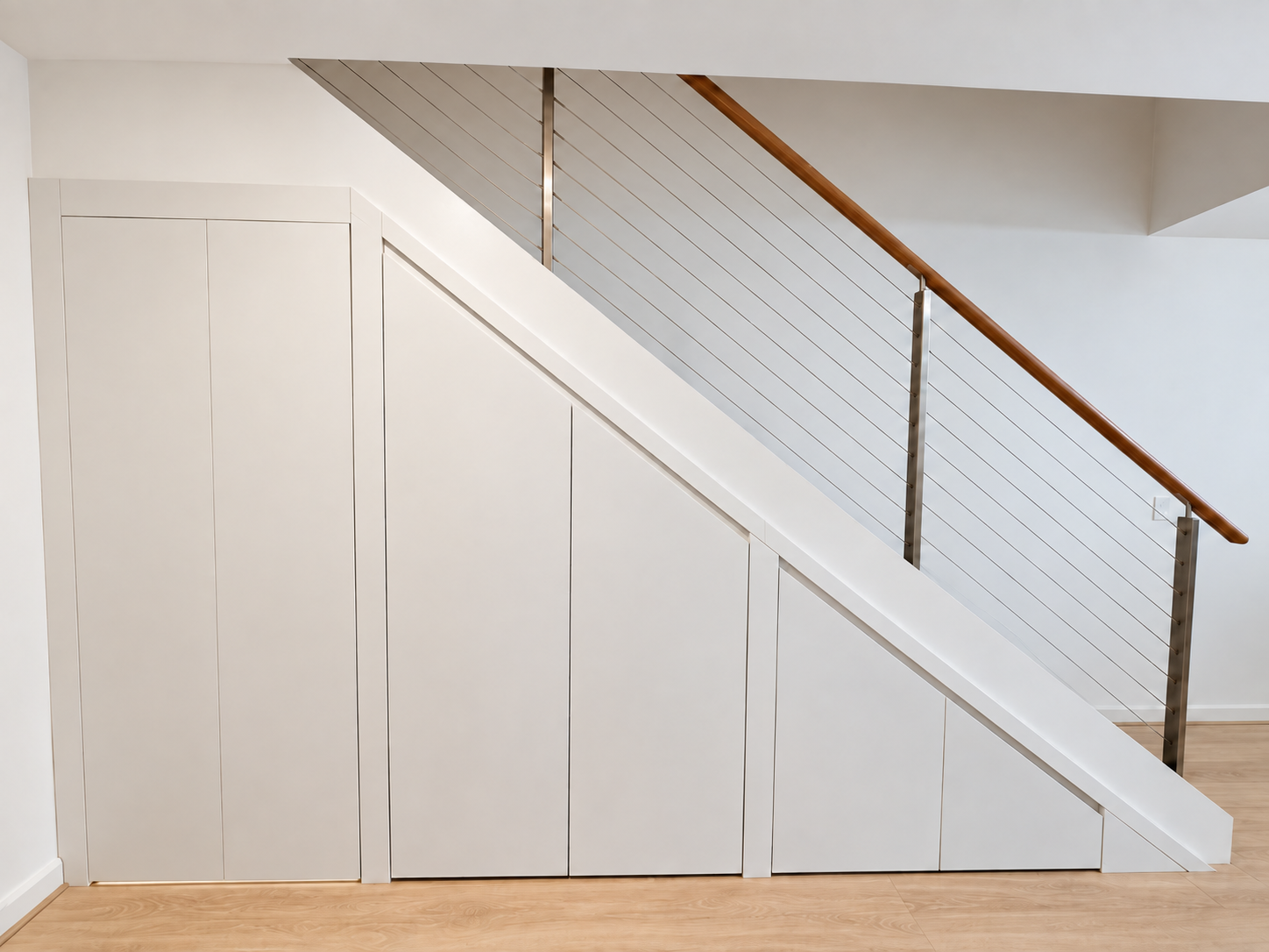 Rhodes - Custom Under-stairs Cabinetry