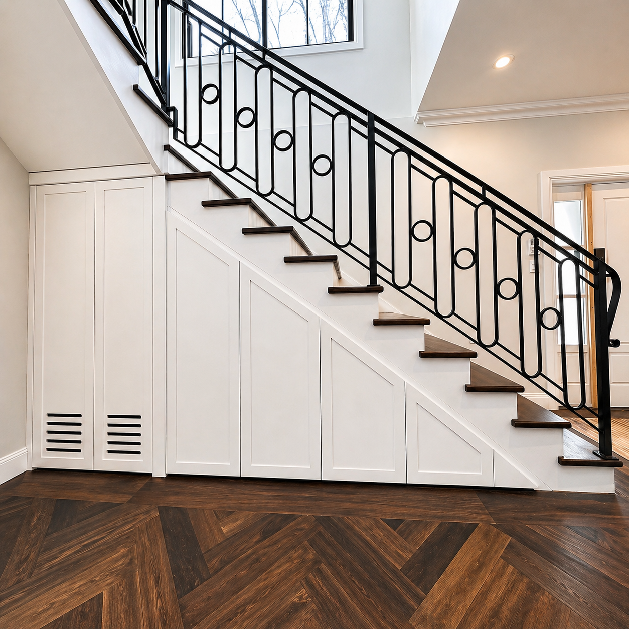 custom staircase storage _Sydney
