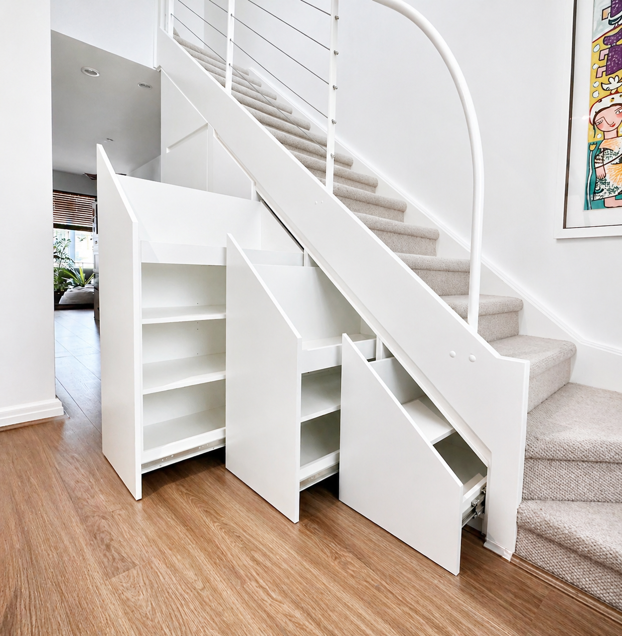 Under Stairs Pull-Out Draws _Sydney