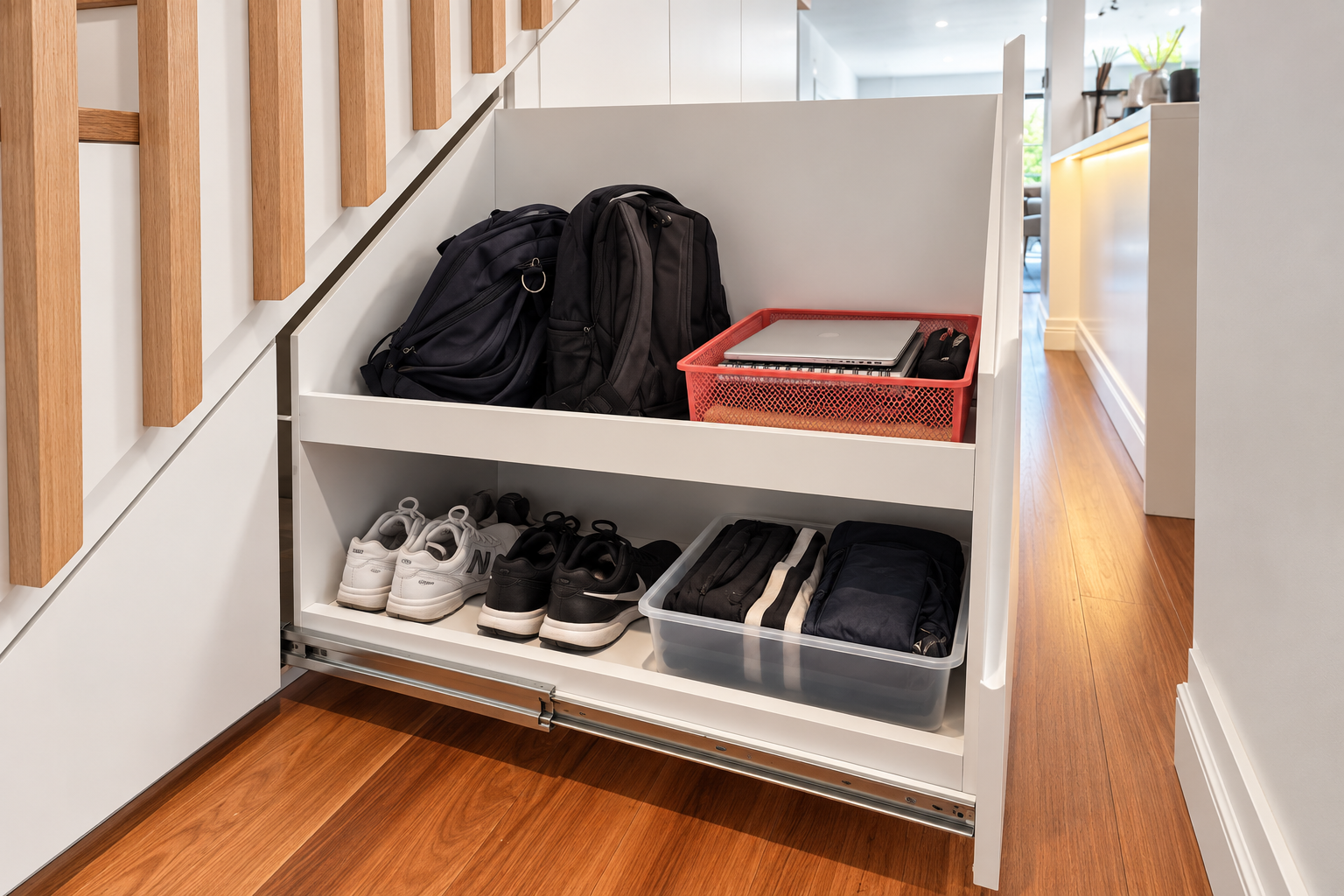 pull-out drawer for school bags and shoes.png