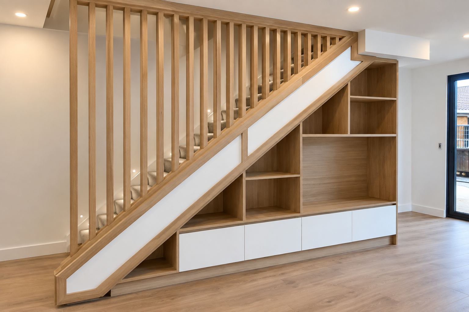 Gosford – Under-Stairs & Rear-Access Storage