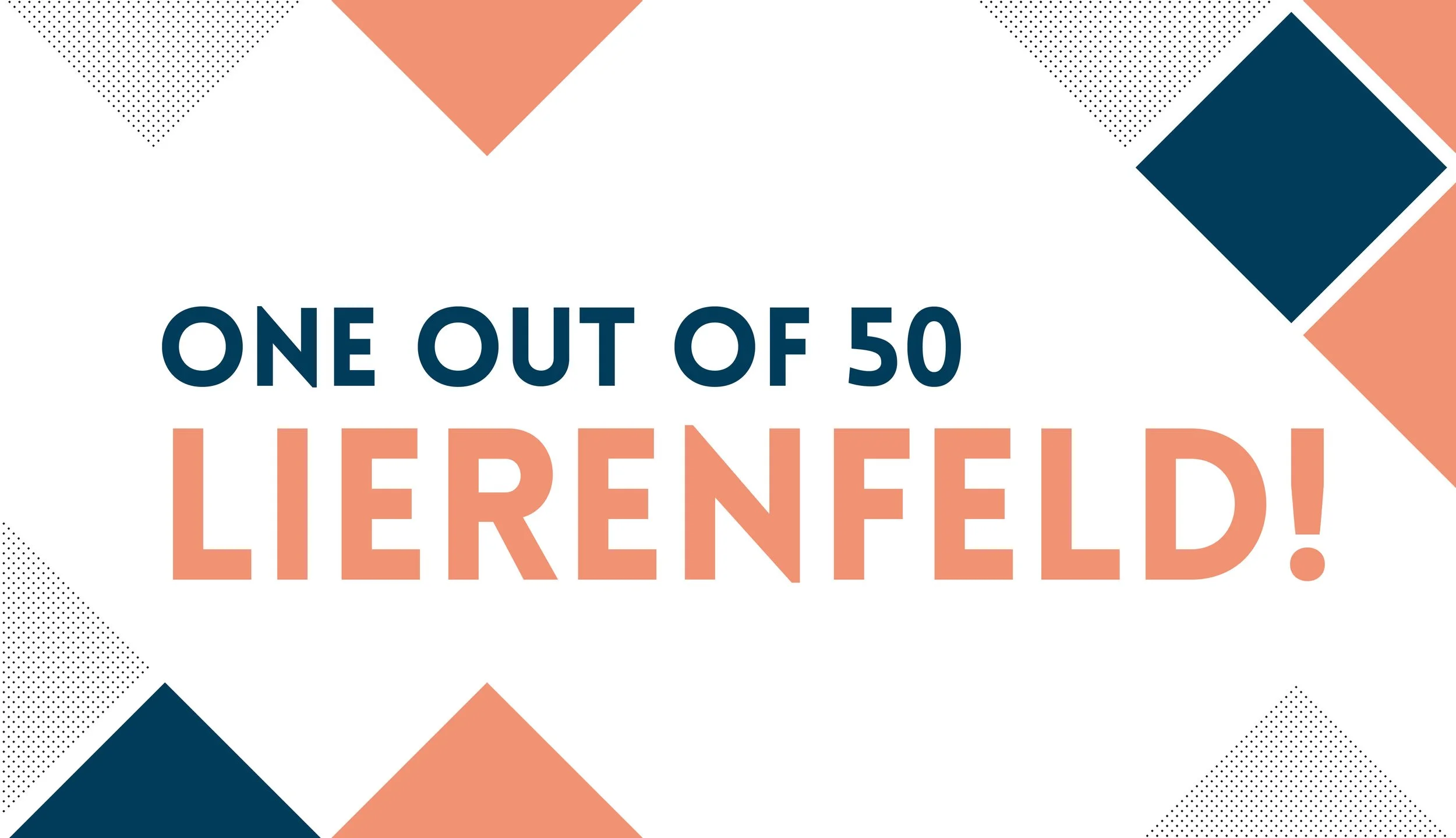 ONE OUT OF 50: LIERENFELD!