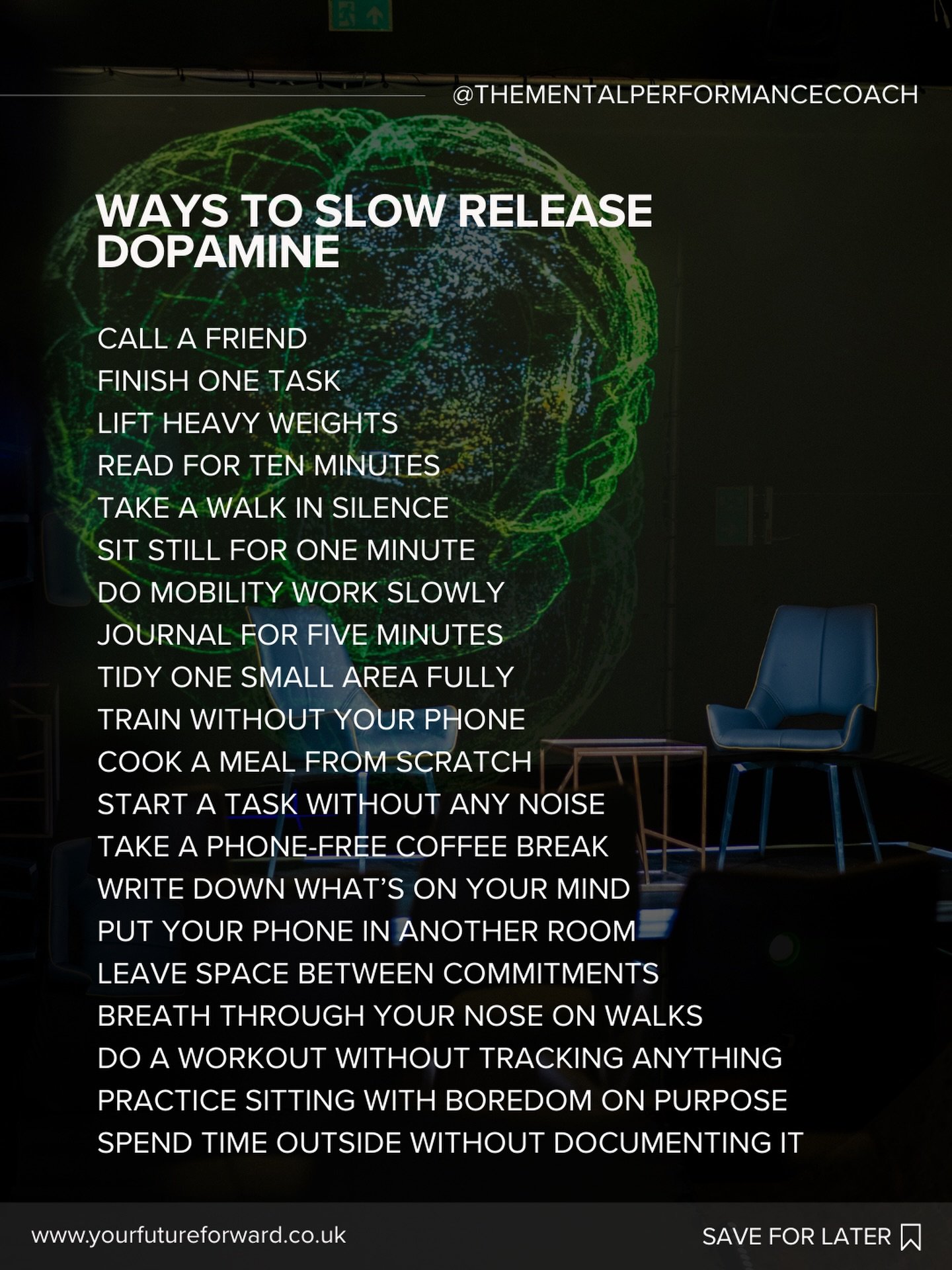 We&rsquo;re all dopamine seekers, even the most disciplined of us.
The real question is: what kind of dopamine are you living on?

Fast dopamine is easy.
Scroll. Swipe. Tap.
Instant hit, instant crash&hellip; and then you&rsquo;re back for more.

Slo