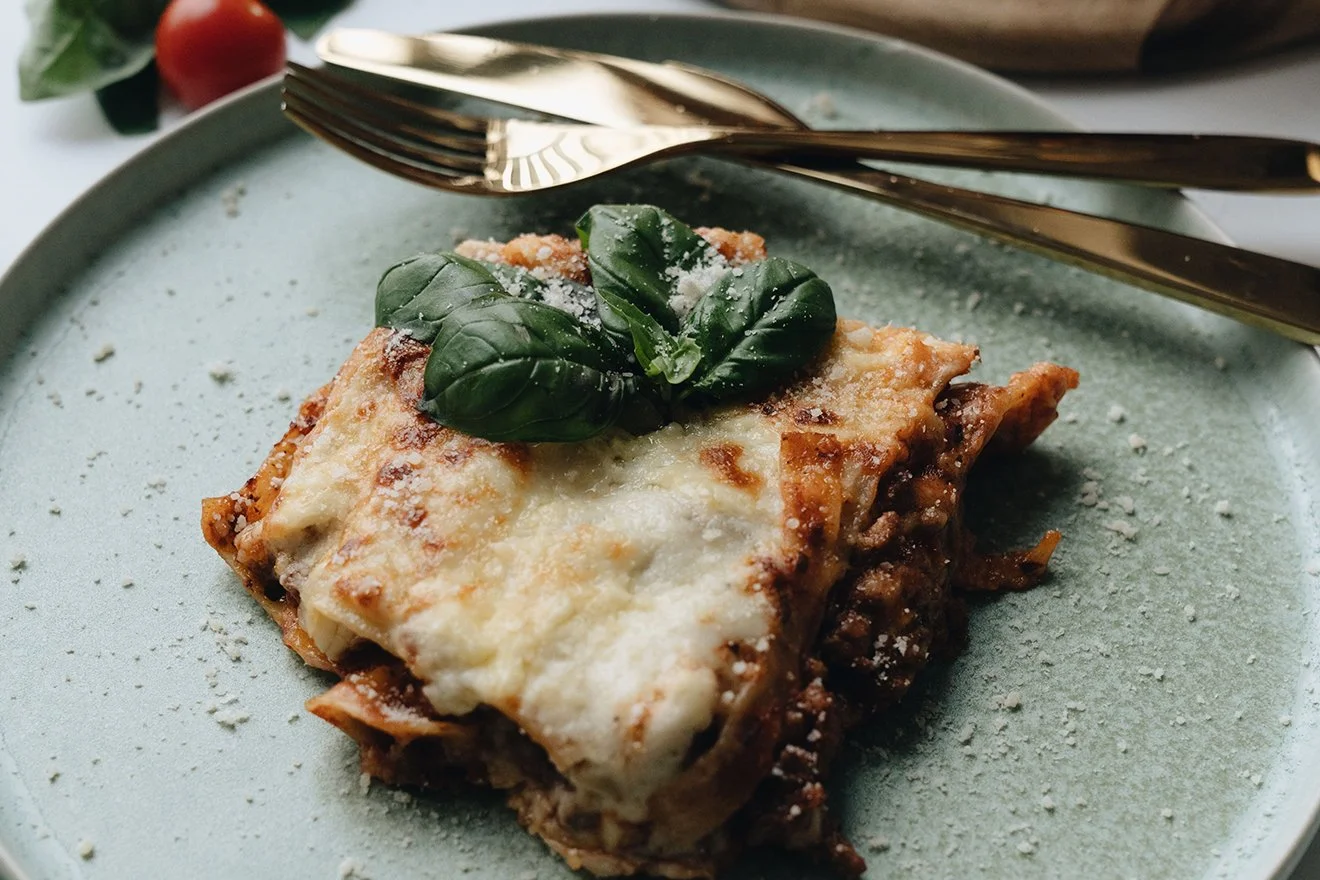 Frokostordning og kantineordning fra Simons Køkken i Aalborg: lasagne