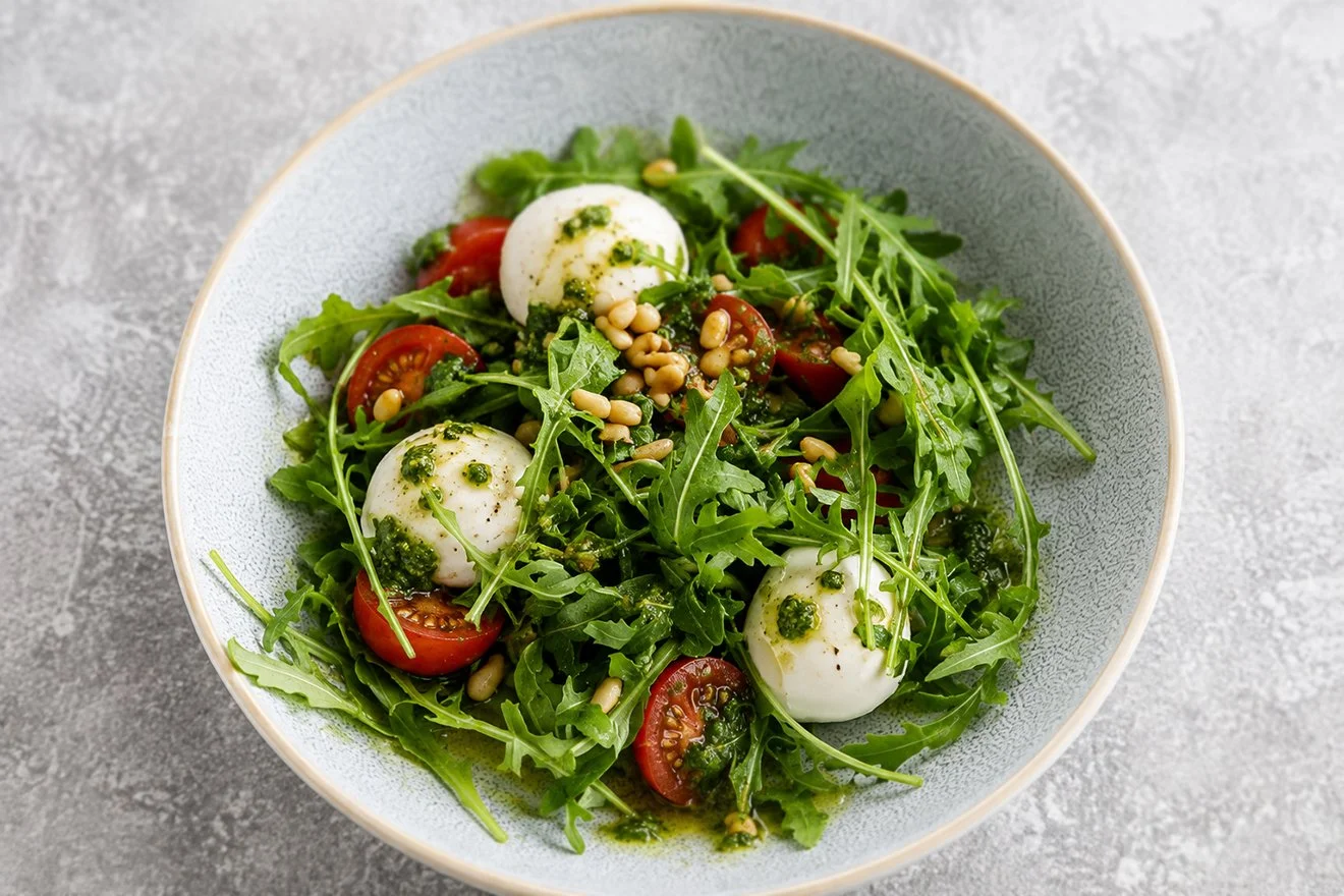 Frokostordning og kantineordning fra Simons Køkken i Aalborg: mozzarella salat