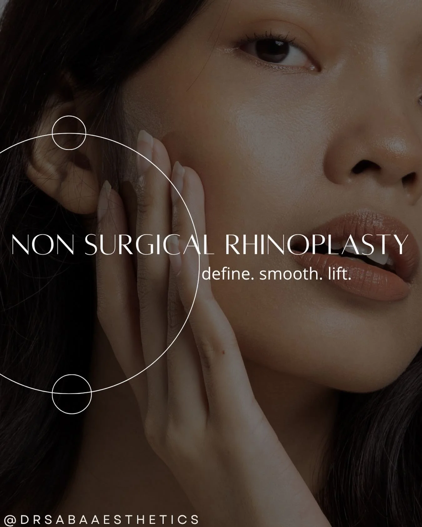 We are expanding our treatment menu @drsabaaesthetics 👩🏻&zwj;⚕️

Introducing the natural, subtle Non-Surgical Rhinoplasty/Liquid Rhinoplasty.

Key benefits
☑️Defining natural contours
☑️Straightening irregularities
☑️Balancing facial harmony and ov