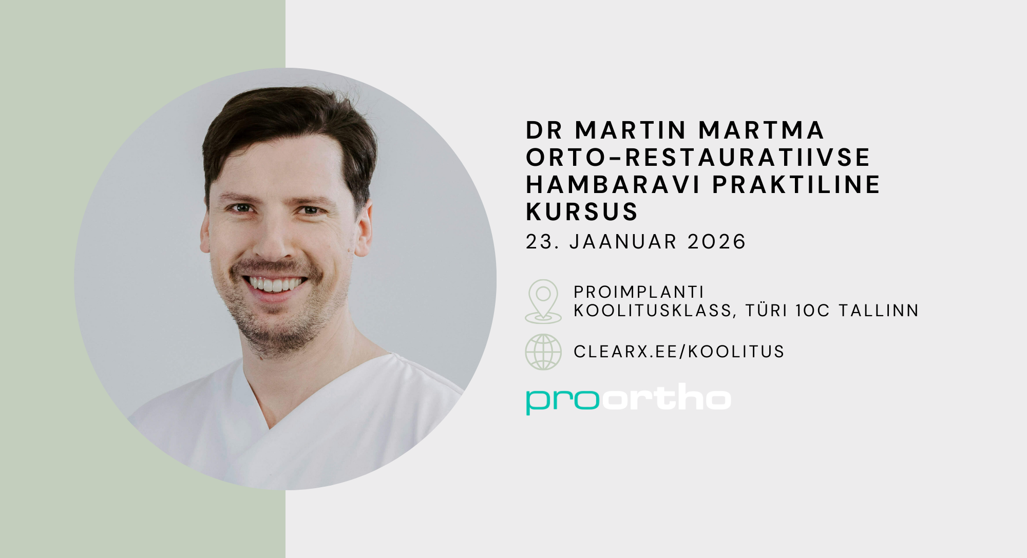 Dr Martin Martma orto-restauratiivse hambaravi praktiline kursus - VÄLJA MÜÜDUD