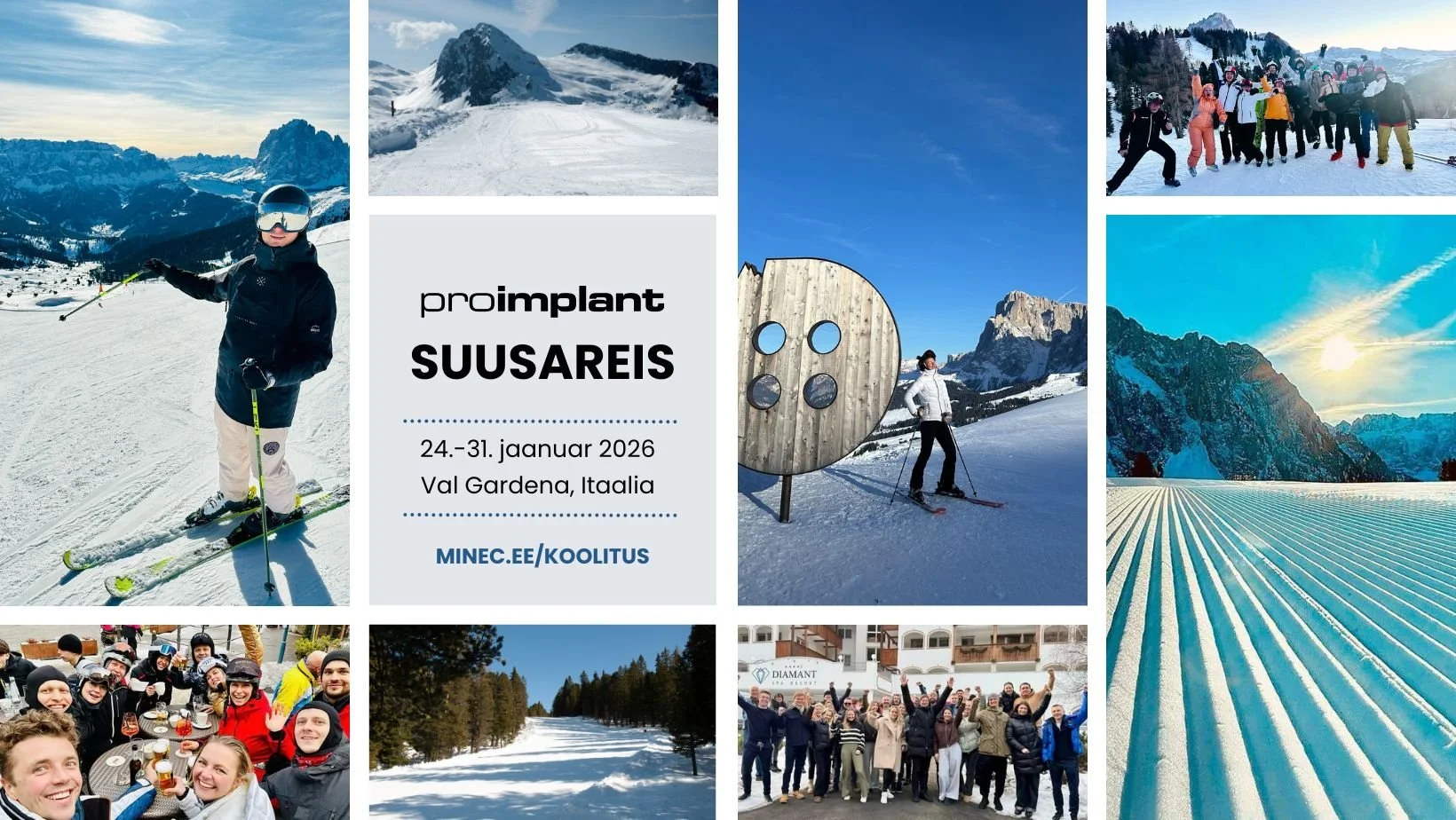 Suusareis Val Gardenasse