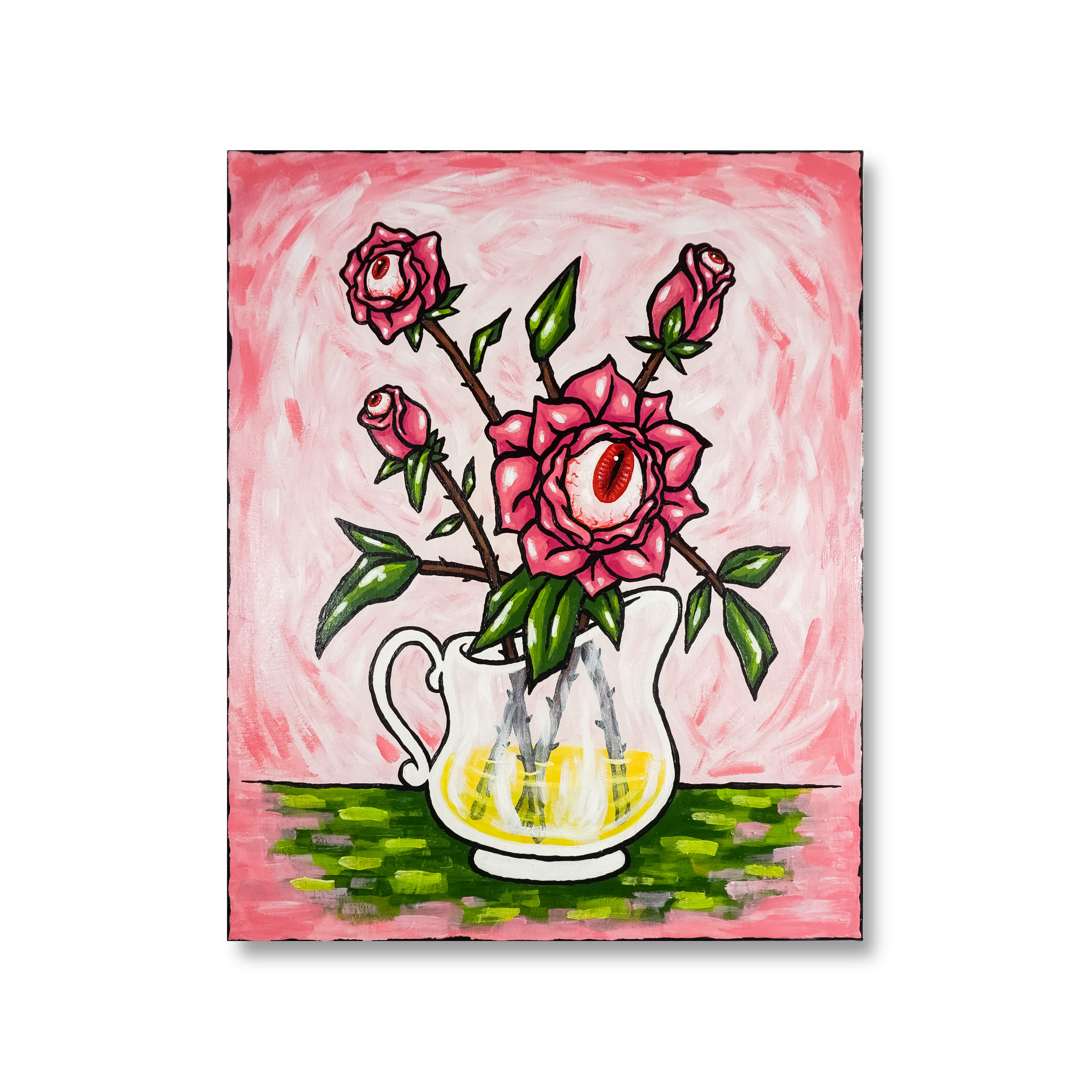 Some Cunting Roses In A Pissy Jug