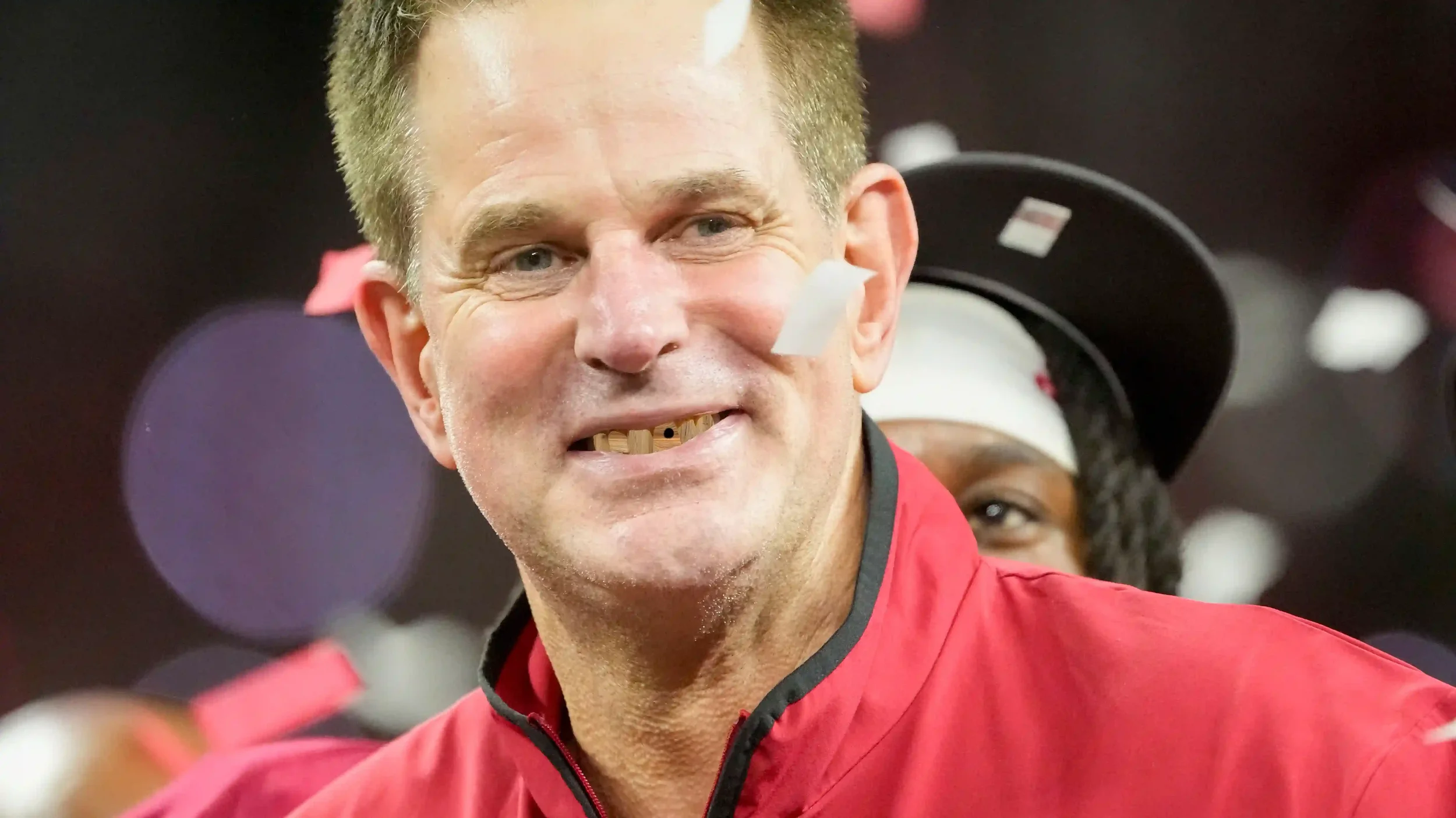 Curt Cignetti Finally Smiles After National Championship Win, Revealing Colonial-era Wooden Teeth