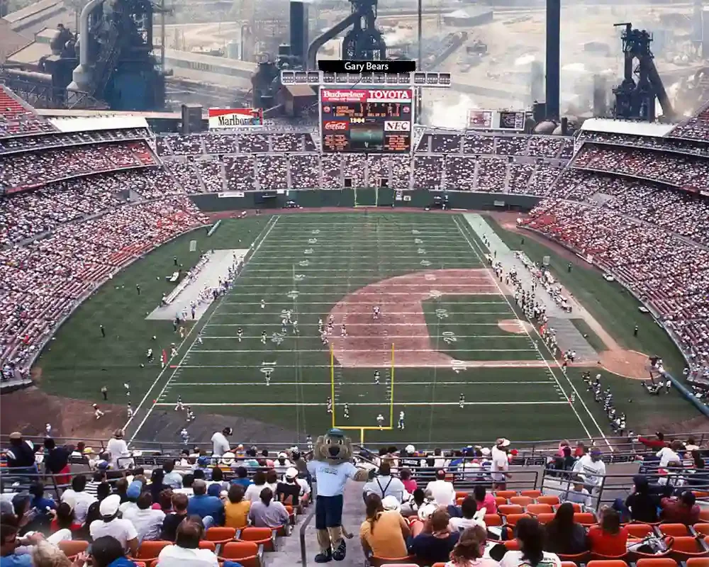 Gary, Indiana City Officials Propose Multi-Purpose Stadium To Accommodate Chicago Bears and Local Baseball Team, the Gary SouthShore Railcats