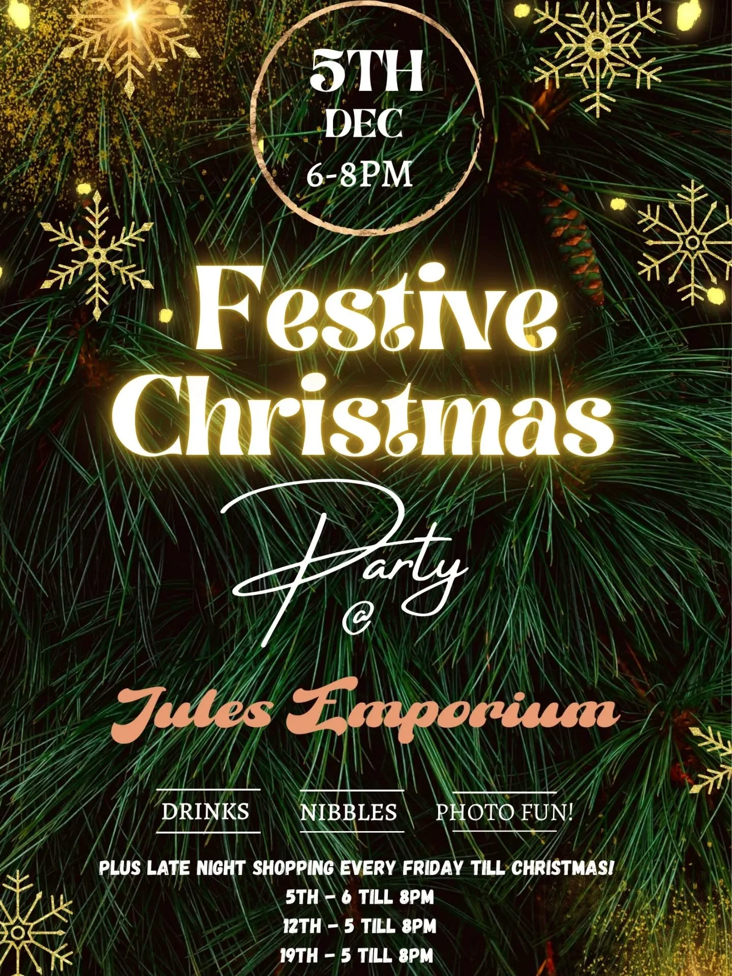 ​🎄🎅 Get ready to jingle all the way to our Christmas party! 🎨✨ We're spreading holiday cheer at the gallery on December 5th until 8 PM! Expect festive drinks, delicious nibbles, and some super fun photo opportunities to capture those merry moments