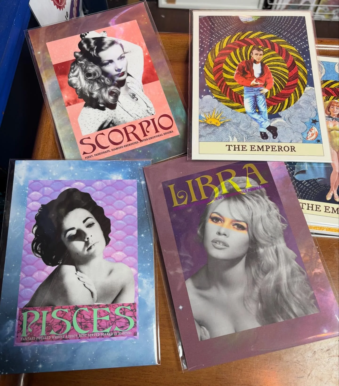 The stars have aligned! ✨ and we are over the moon about the latest stock drop from the wonderful collage artist Levi Miller @retrographica_ 

Levi masterfully gives new life to forgotten books and magazines, and these stunning Limited Edition Prints