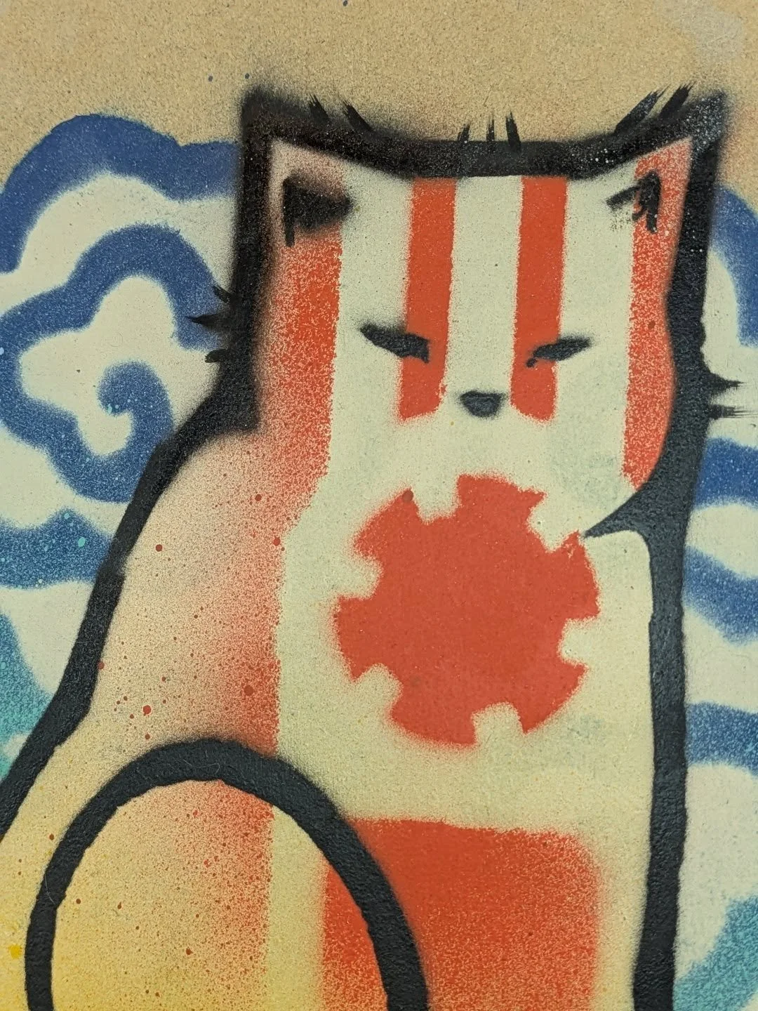 We are excited to welcome Cassette Lord to Jules Emporium! 
His vibrant, spray‑painted originals on wood have just landed and they&rsquo;re already turning heads