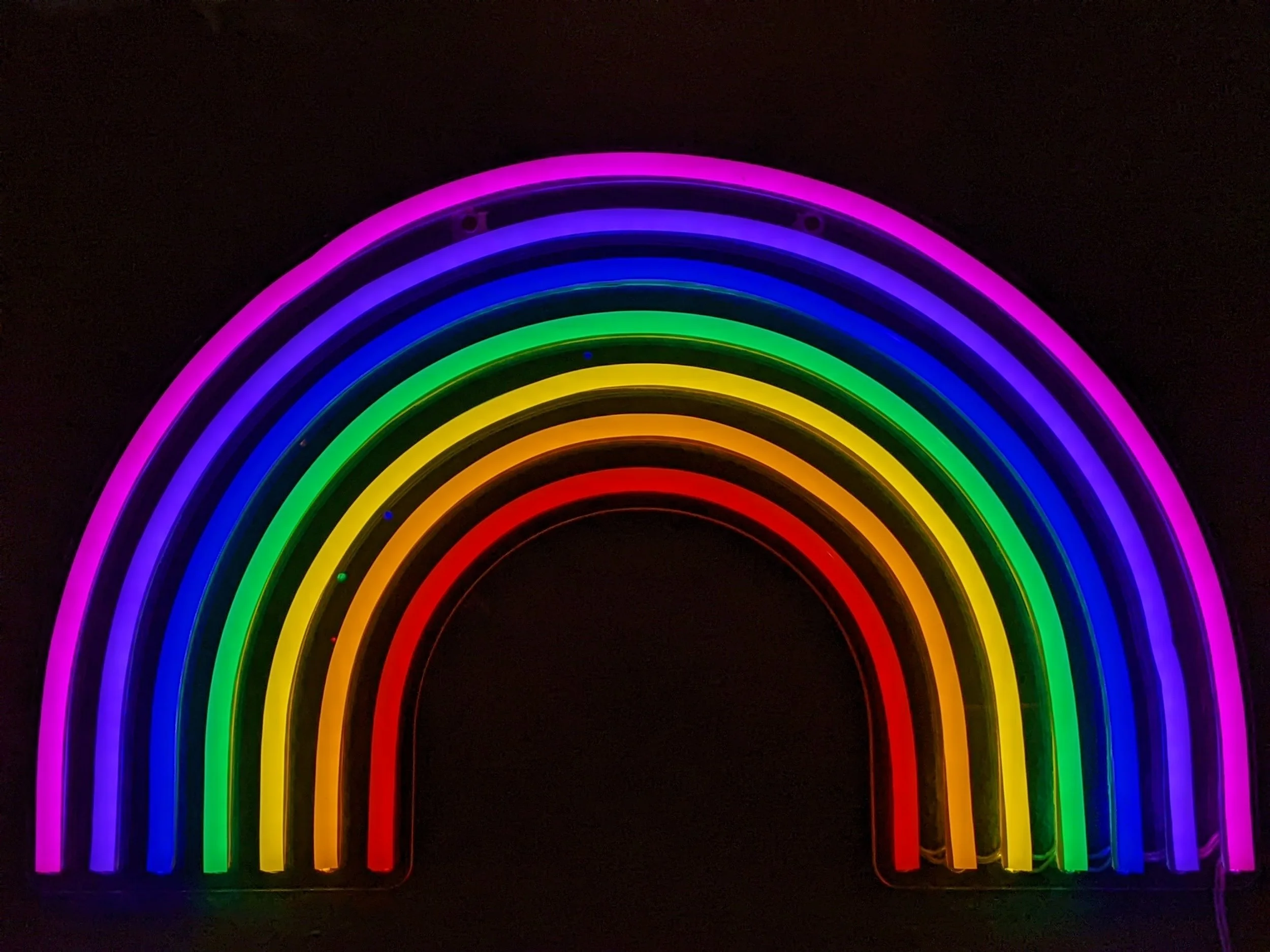 Rainbow "LED" neon light - £50