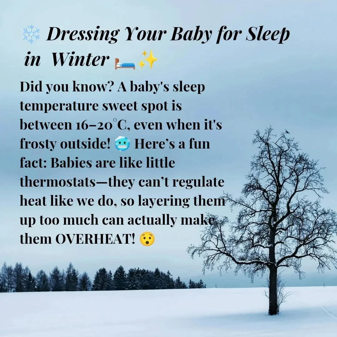 Here&rsquo;s the perfect cold-weather bedtime checklist to keep them snug as a bug without breaking a sweat:

👉&nbsp;Gro Bags:&nbsp;Choose a TOG rating that suits your Baby's Sleep environment temperature (3.5 TOG is the MVP for sub-zero nights).
👉