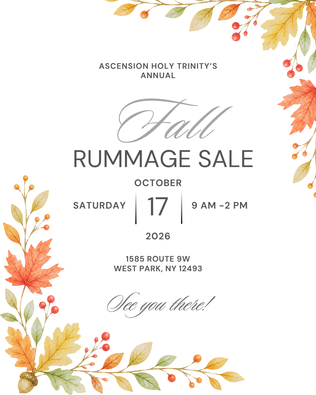 Fall Rummage Sale