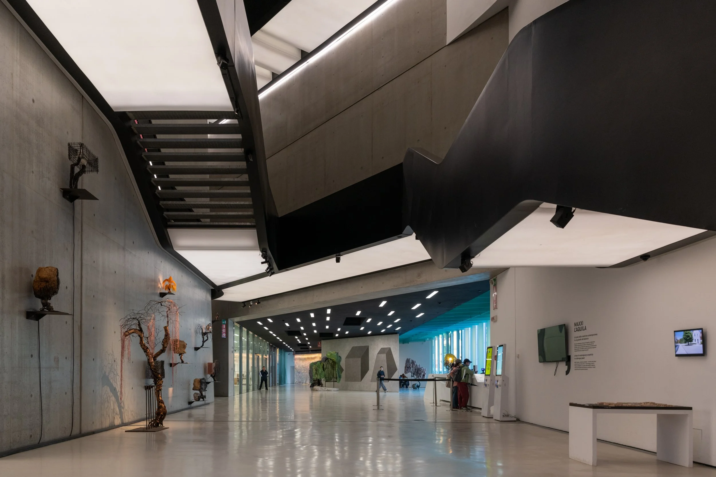 The MAXXI National Museum of 21st Century Arts in Rome by Zaha Hadid Architects