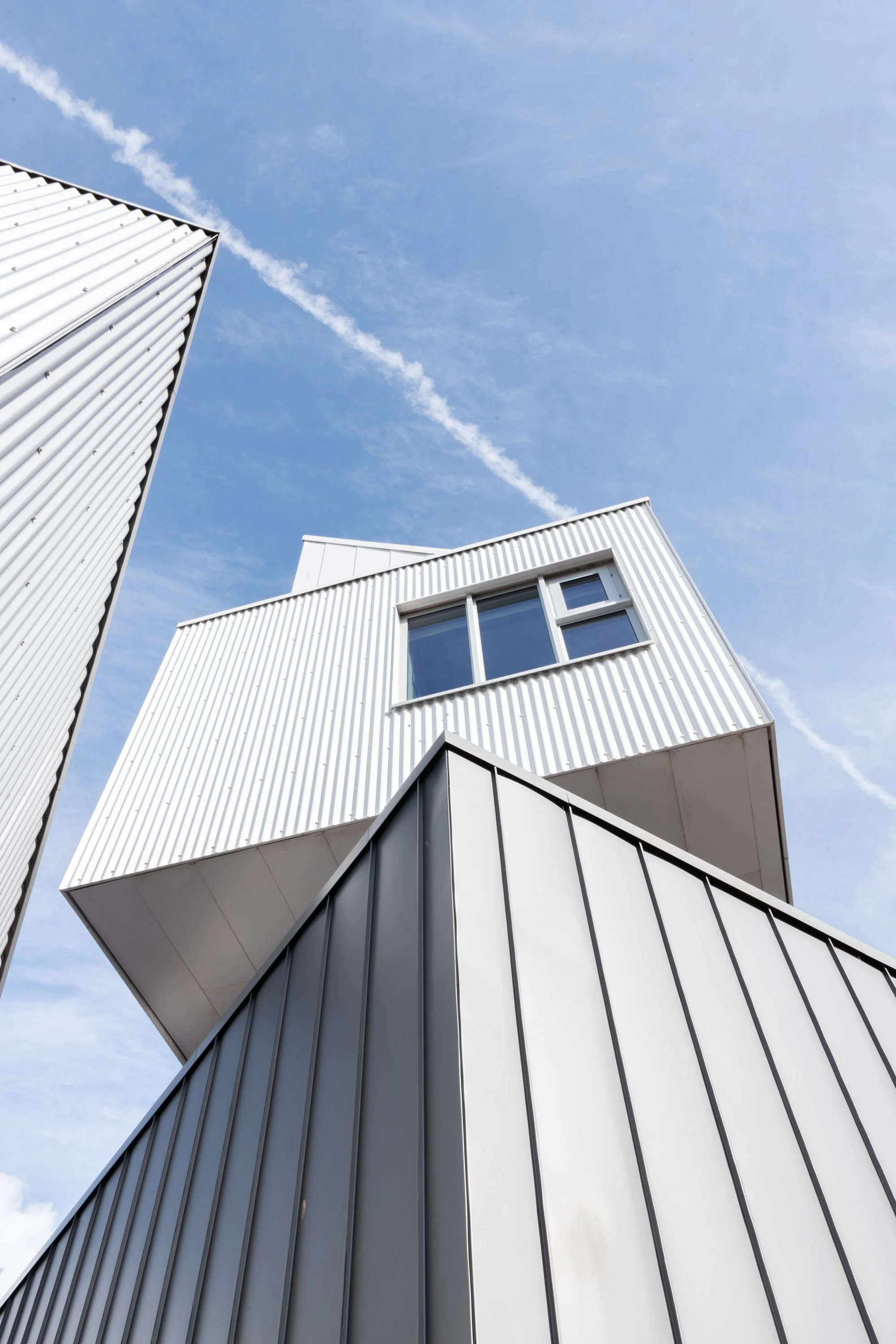 East Quay Watchet architectural detail – cantilevered accommodation pods