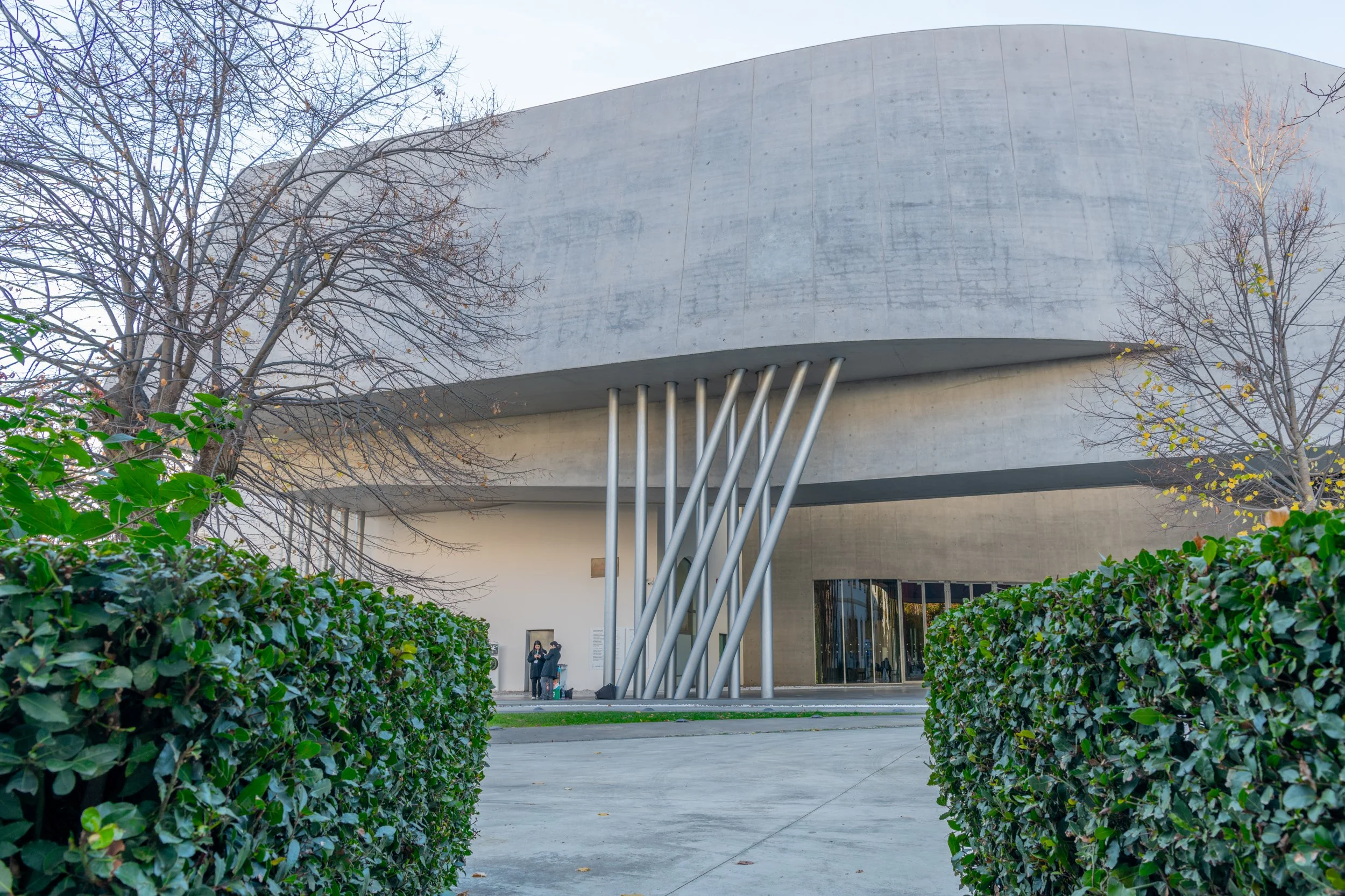 The MAXXI National Museum of 21st Century Arts in Rome, designed by Zaha Hadid