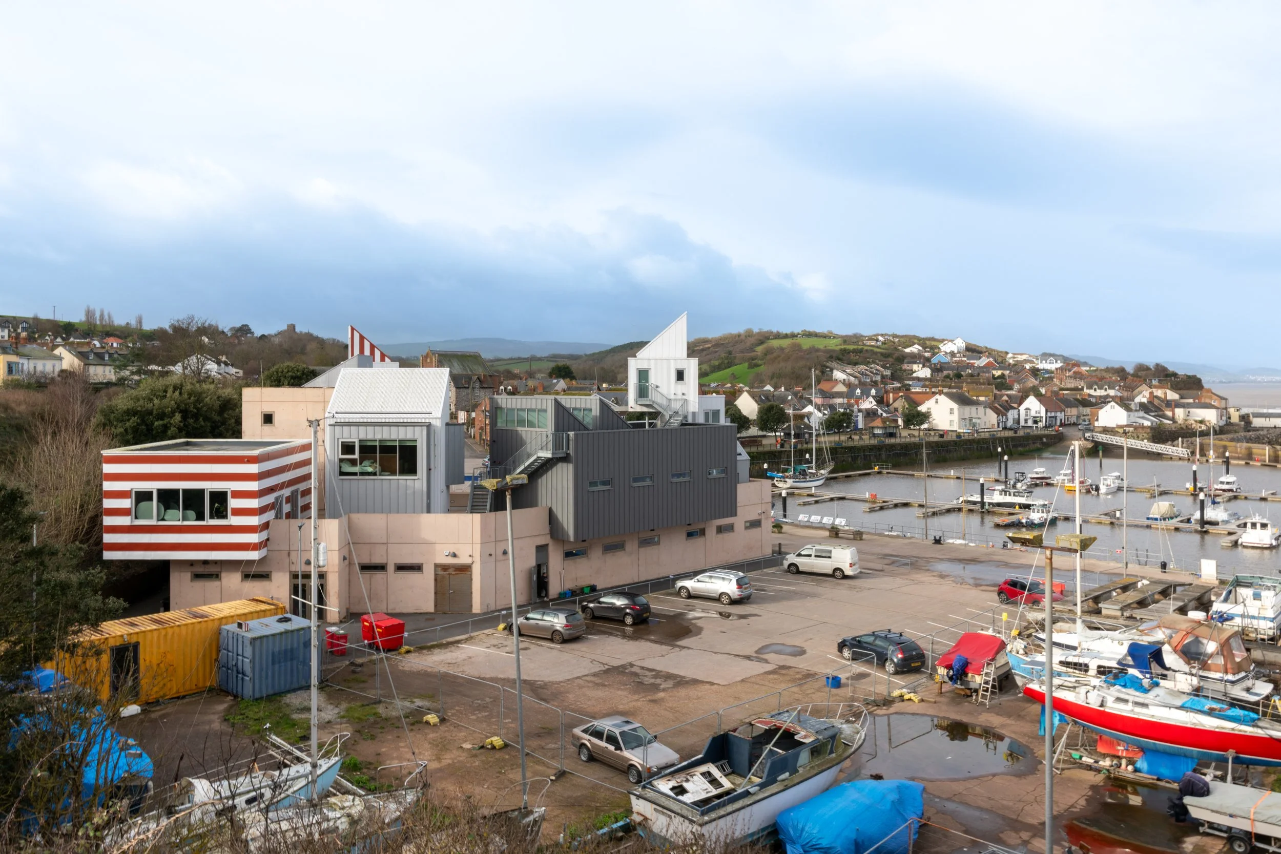 East Quay Watchet exterior view of boat yard