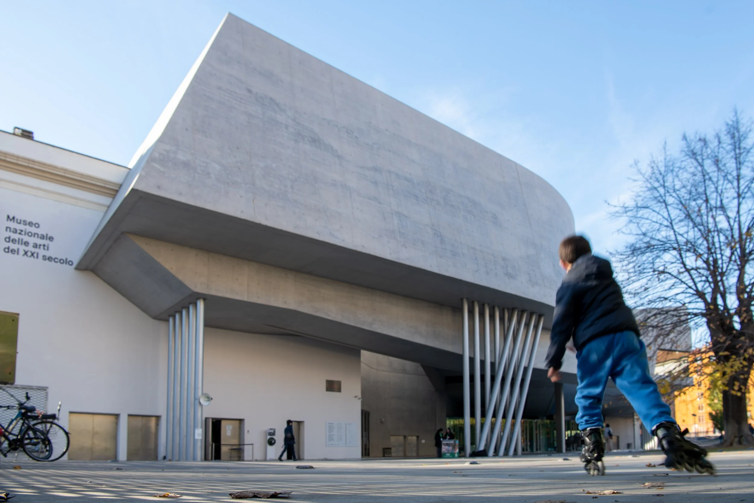 The MAXXI National Museum of 21st Century Arts in Rome by Zaha Hadid Architects