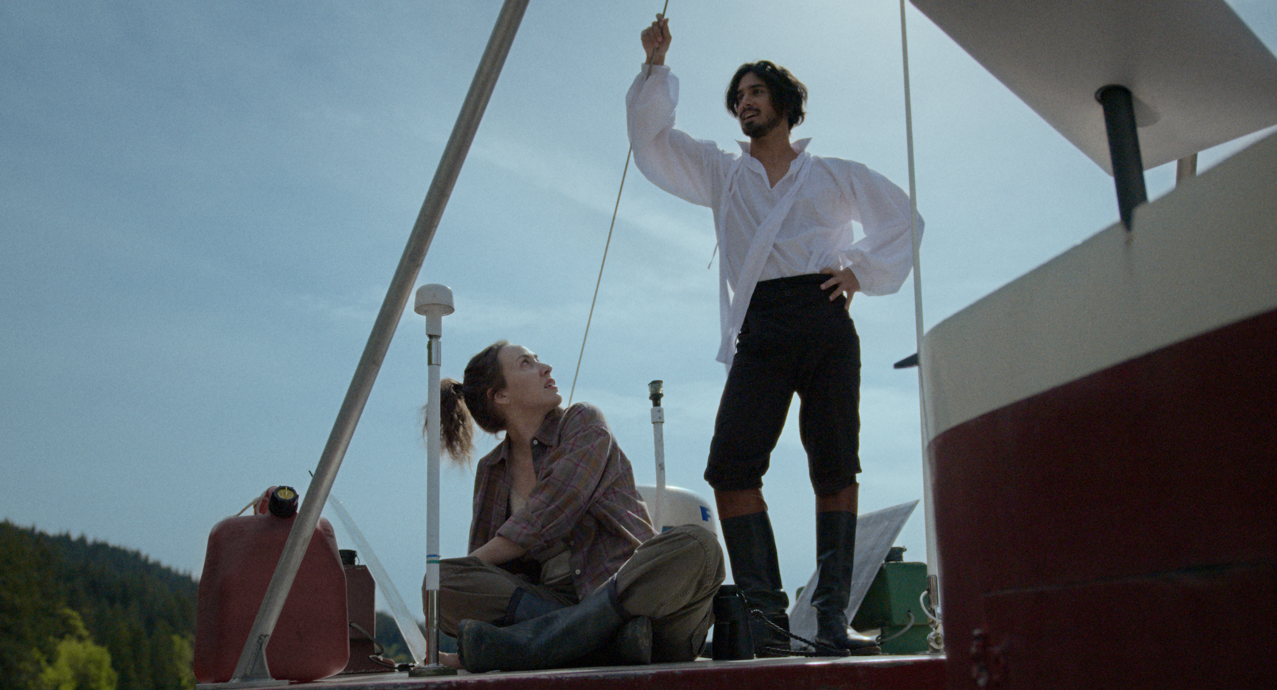 An image of a boat at sea.