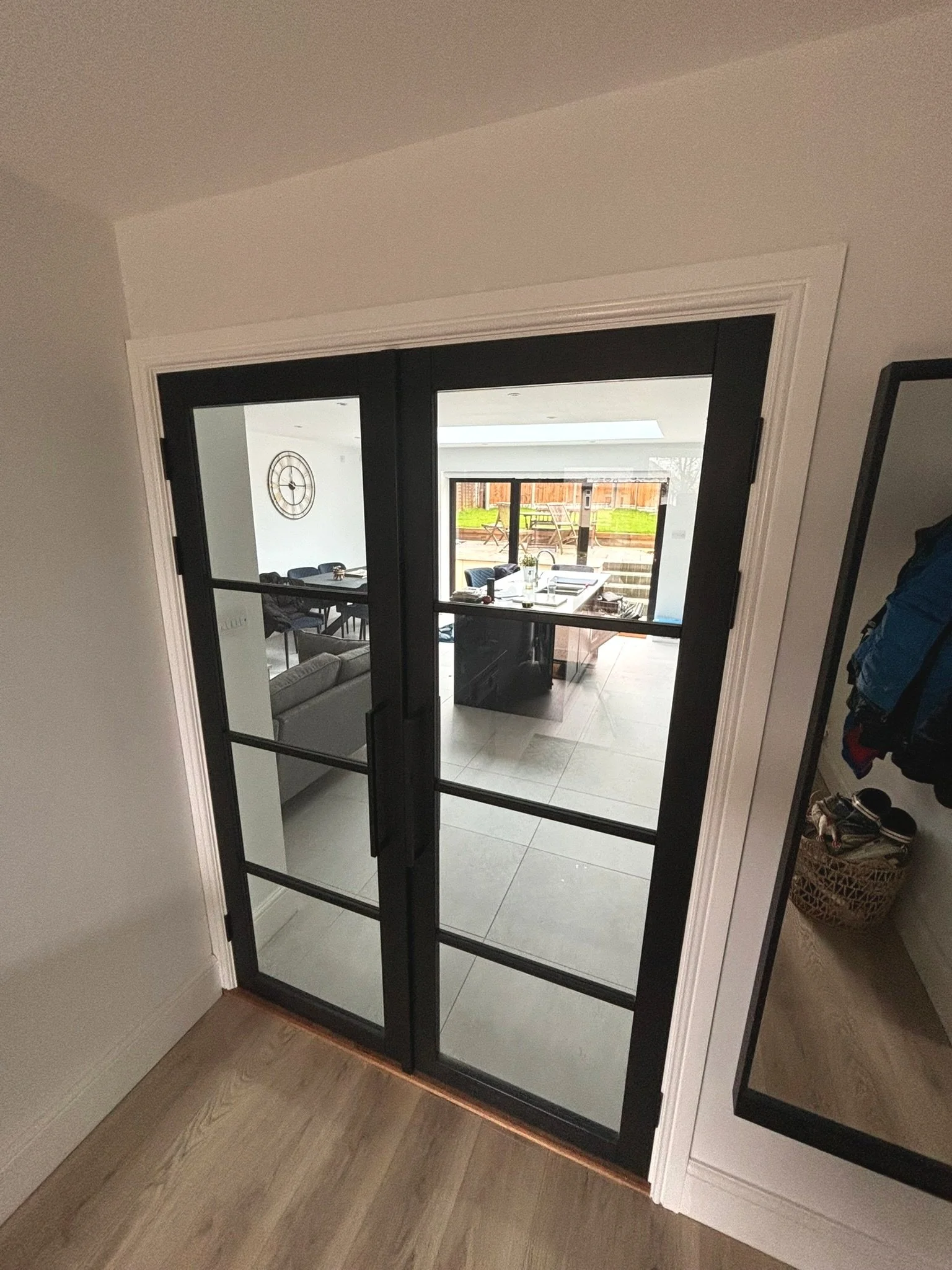 Oak Glass Panel Doors - Epping
