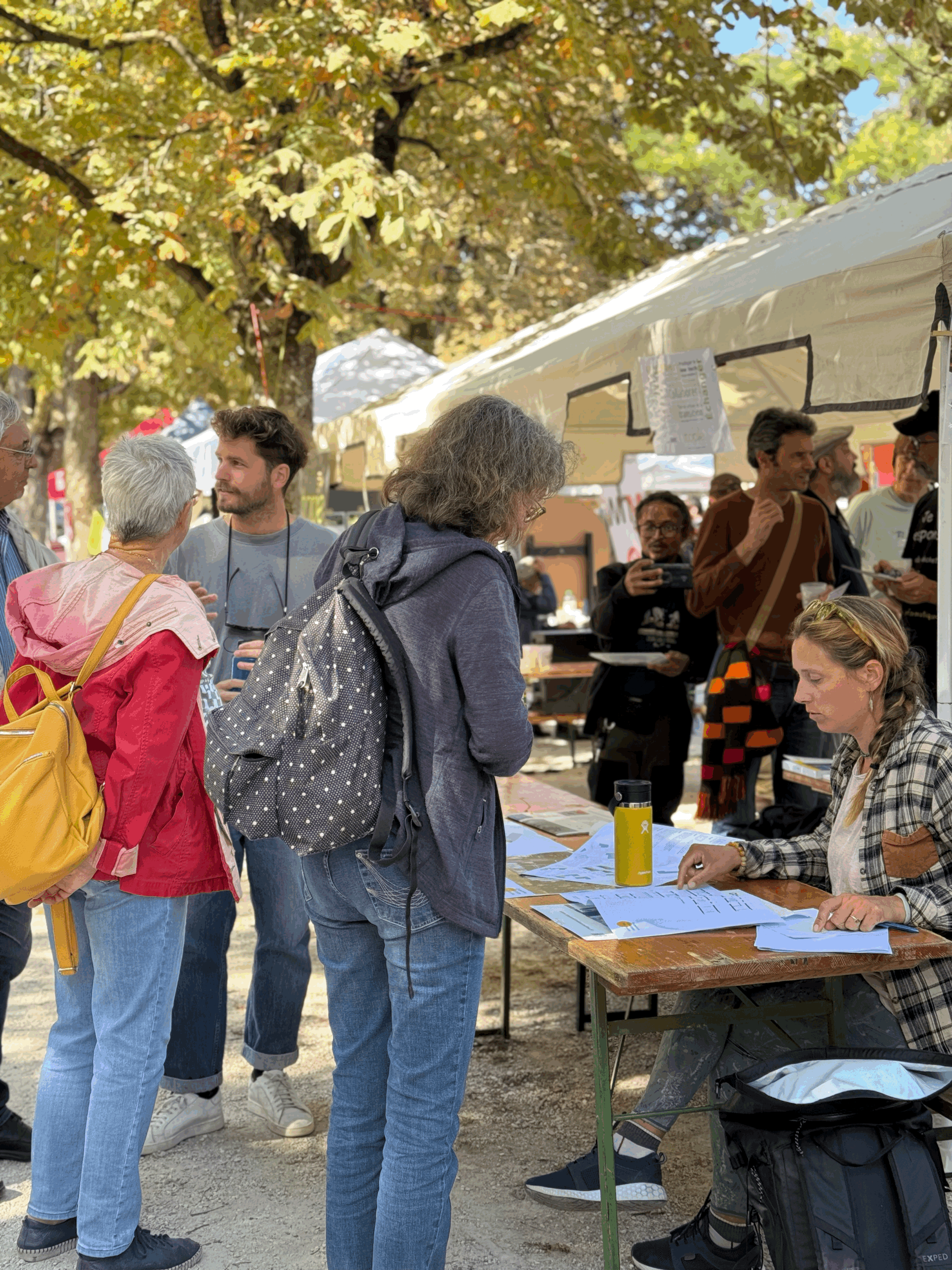 Stand à Alternatiba Genêve
