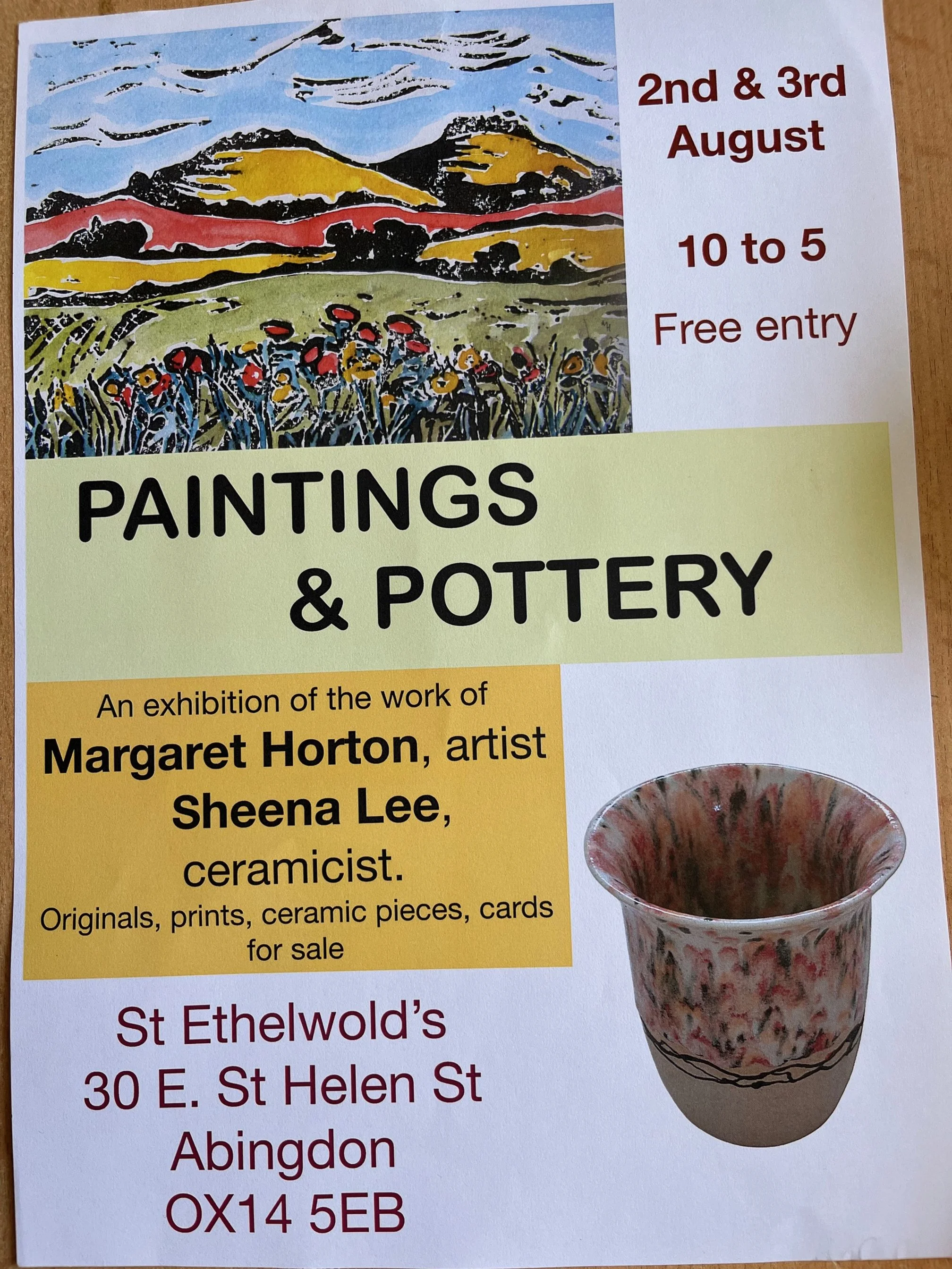 Paintings and Pottery